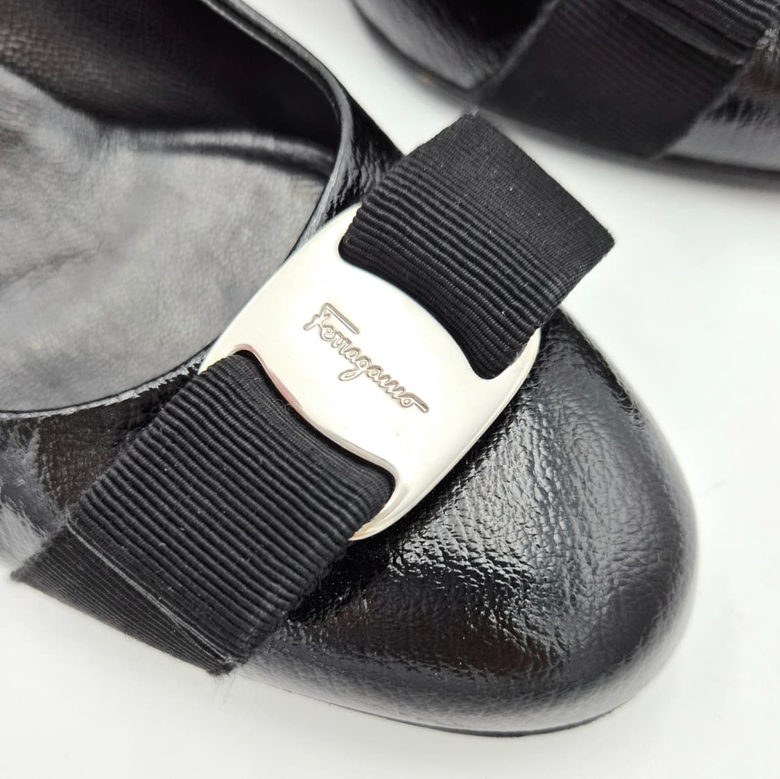 페레가모 바라 보우 펌프스 힐 구두 5 12 상품이미지5