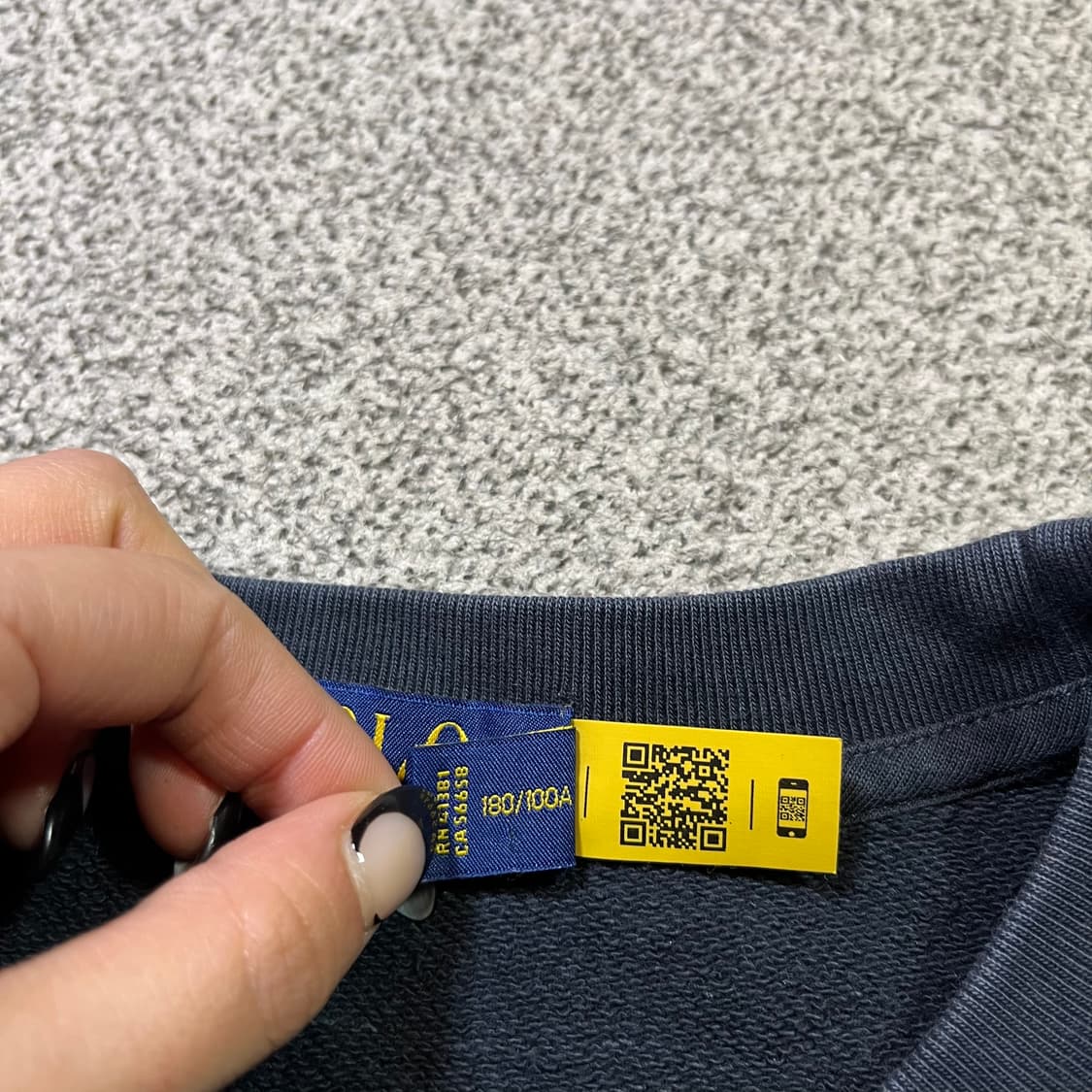 폴로 랄프로렌 큐알 포니 맨투맨 상품이미지4