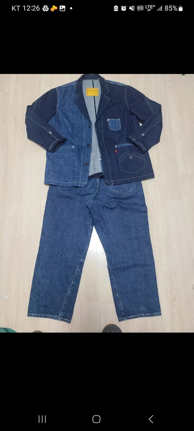 리바이스 레드 red 테일러드 셋업 L 34 상품이미지1