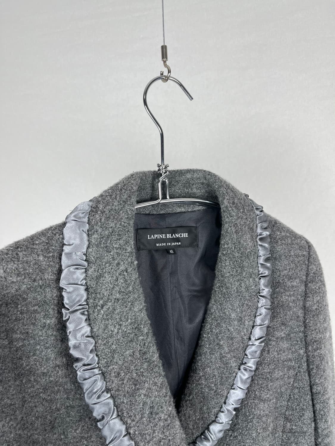 Vintage (maede in japan) 셔링 블레이저 상품이미지2