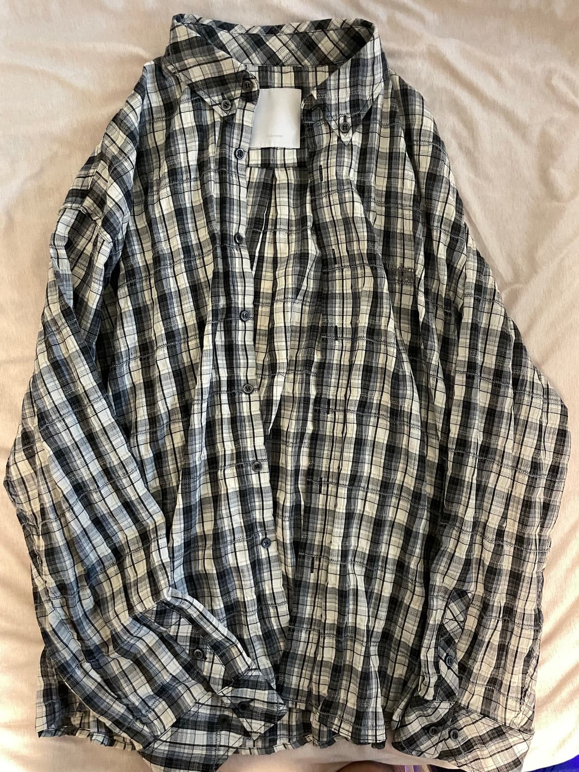 언더마이키 Mu. 36 체크 셔츠 상품이미지1