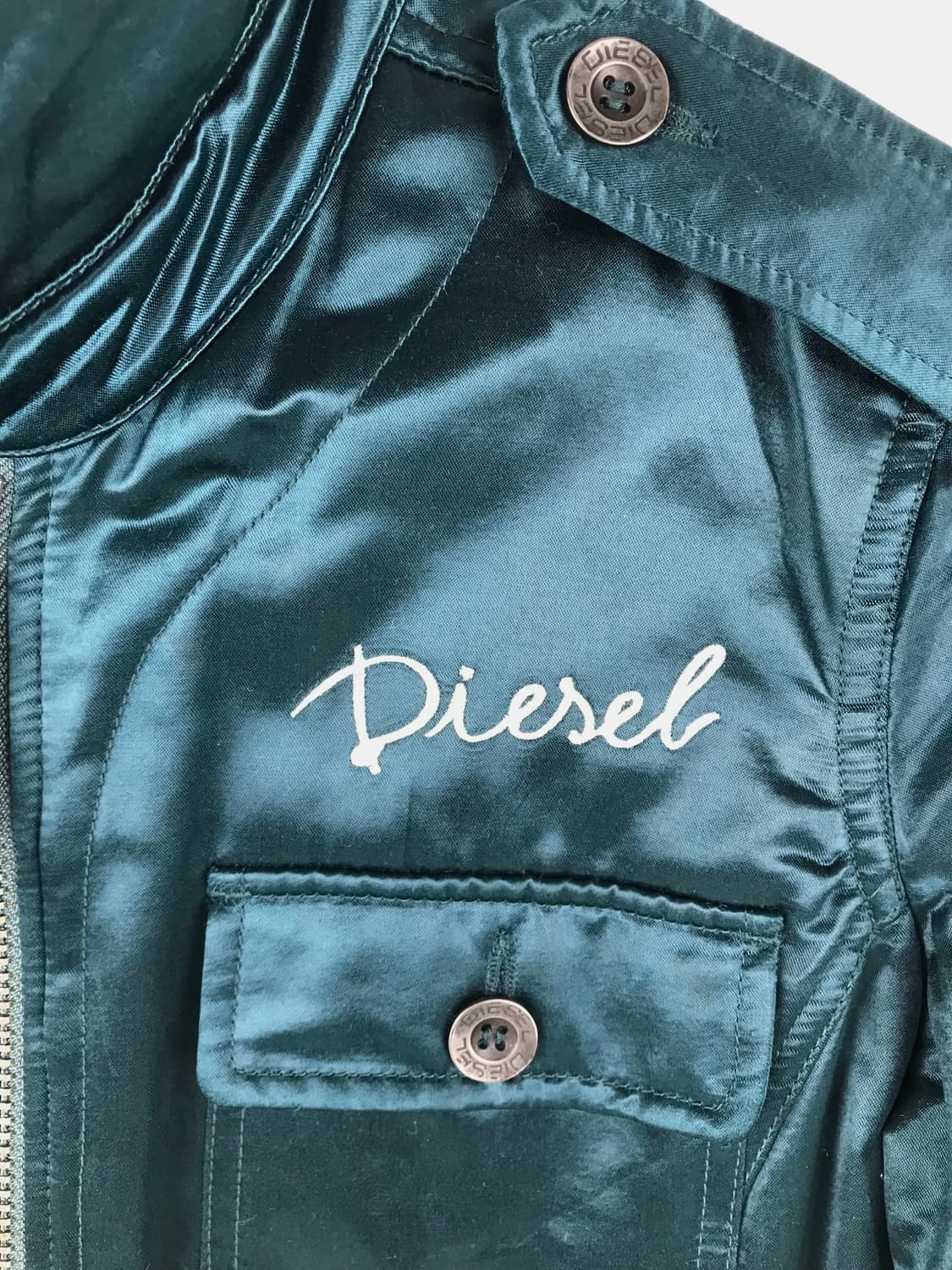 디젤 블루종 자켓 스윙탑폴리쉘 diesel 빈티지 희귀 대대장 점퍼 집업 상품이미지5