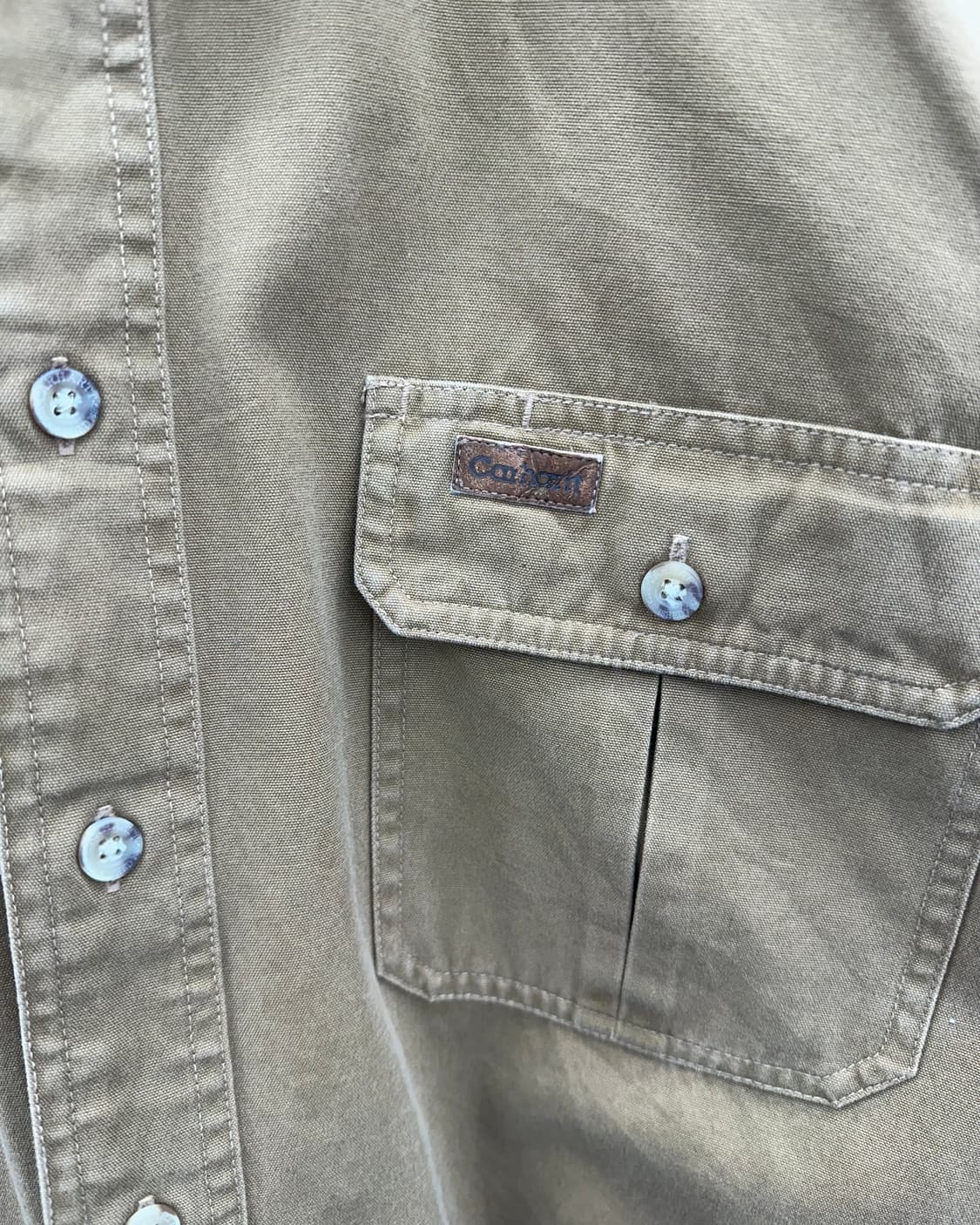 (XL오버핏)칼하트 워크 셔츠-M1489 상품이미지3