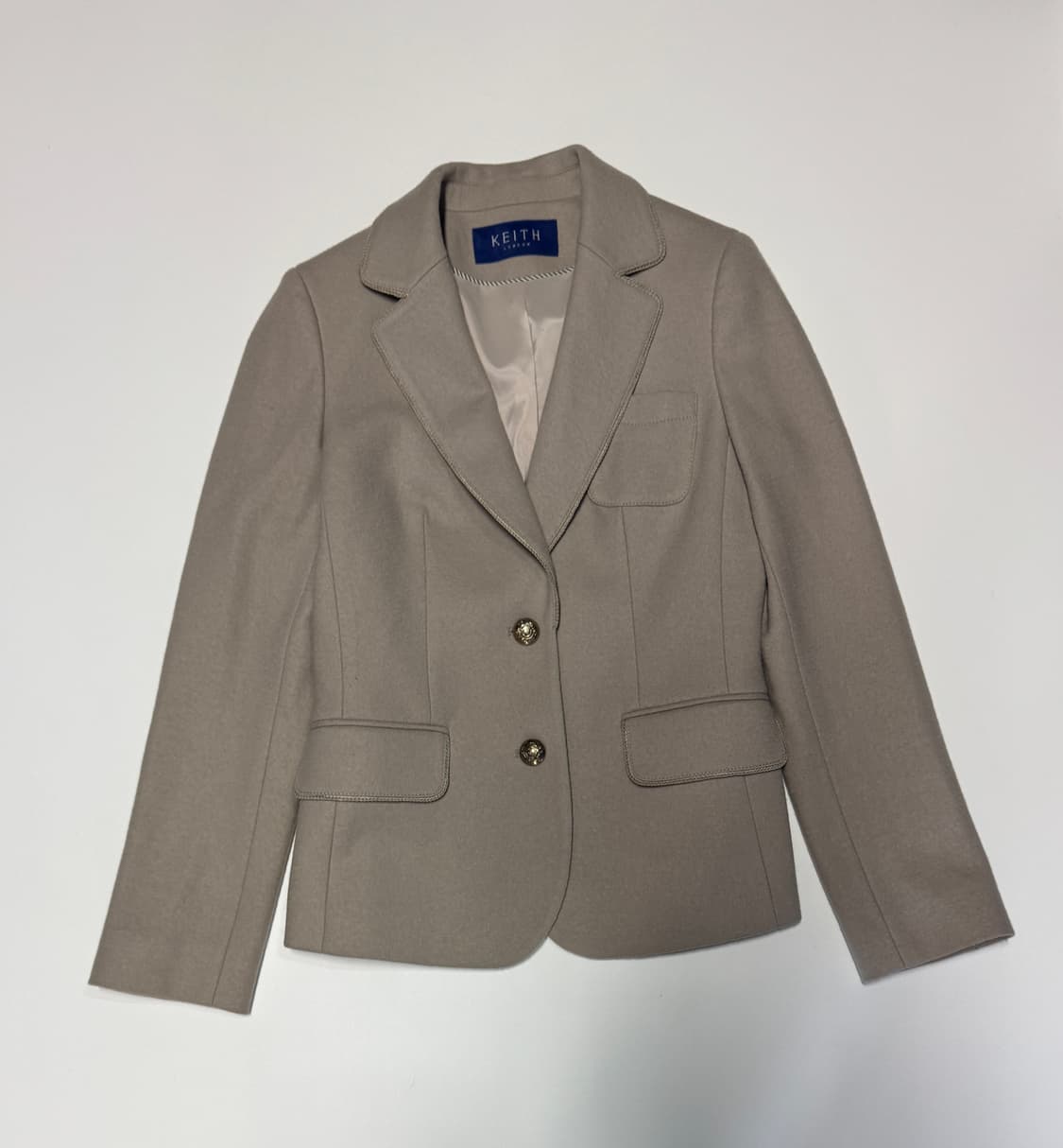 여성 키이스 KEITH 모직 울 클래식 자켓 상품이미지1