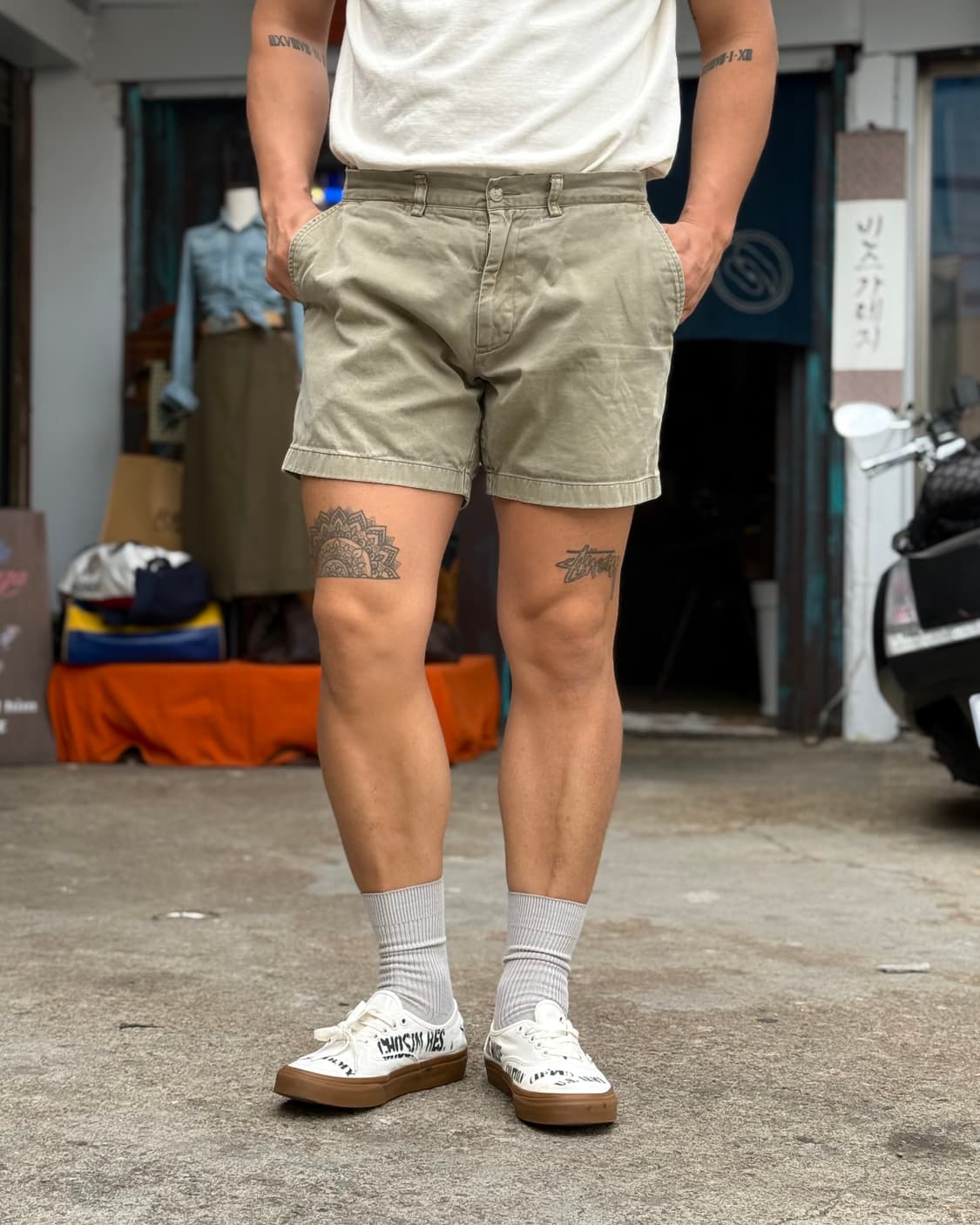 폴로 랄프로렌 클래식핏 치노 쇼츠 34 상품이미지8