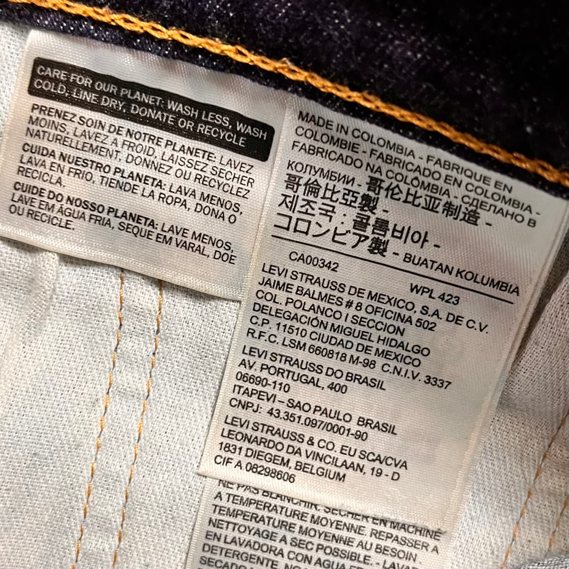 리바이스 513 데님팬츠 W33 L30 상품이미지5