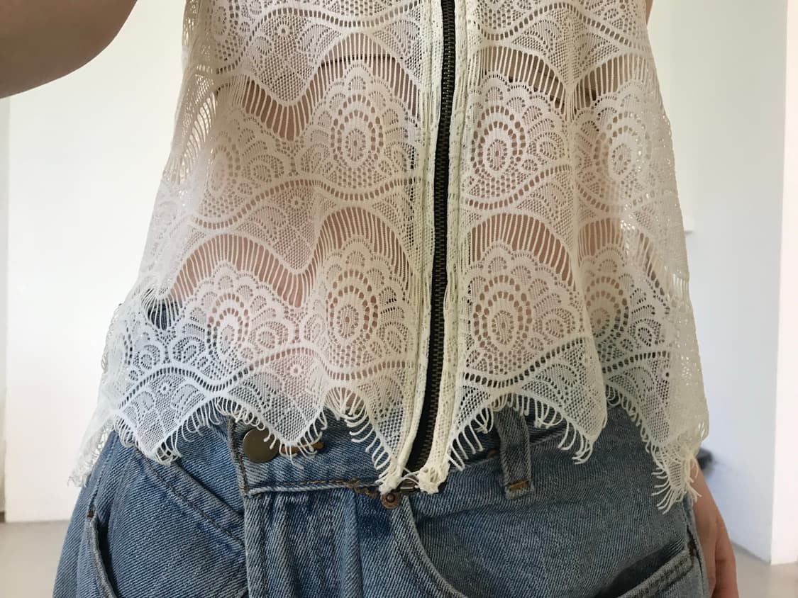 vintage lace sleeveless 상품이미지4