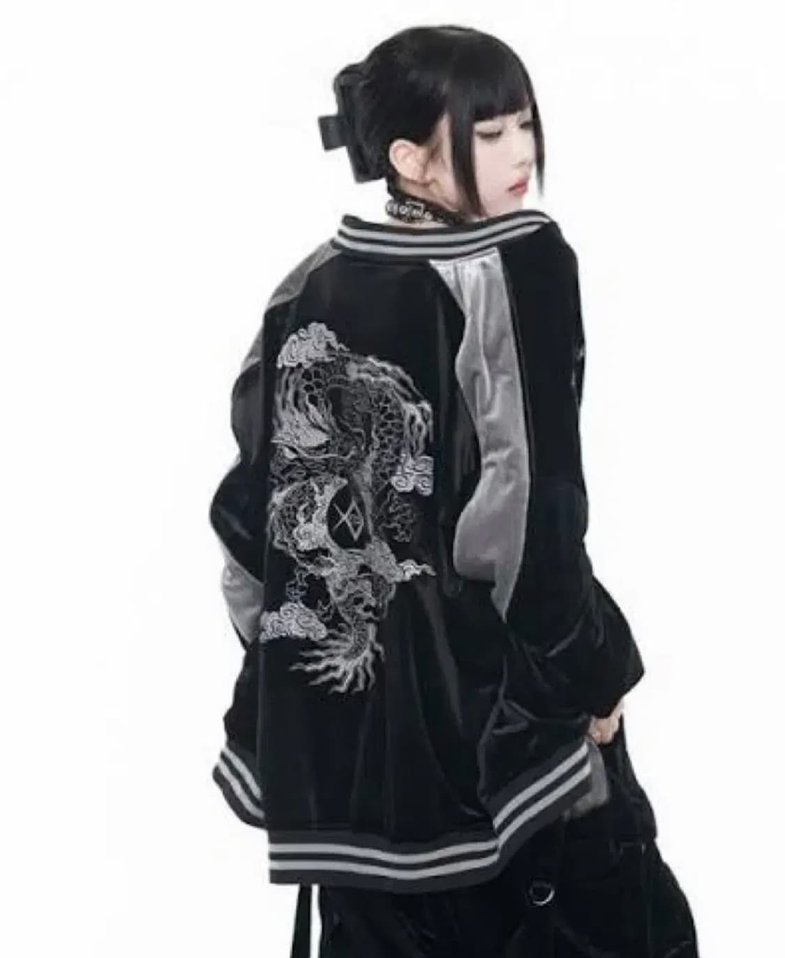 Reflem 벨벳 스카쟌 자켓 레플렘 상품이미지2