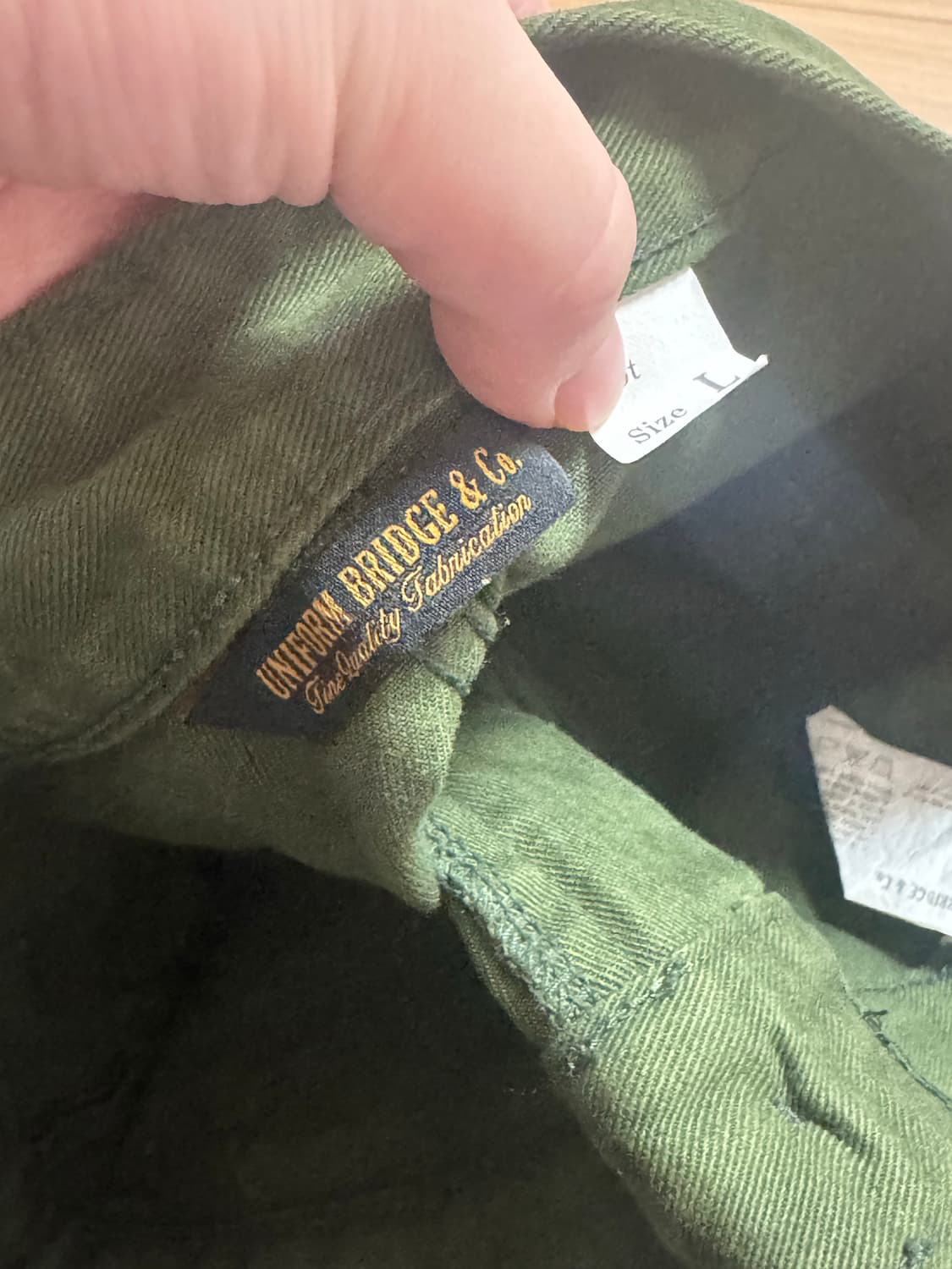 (Size L) 유니폼 브릿지 퍼티그 팬츠 상품이미지8