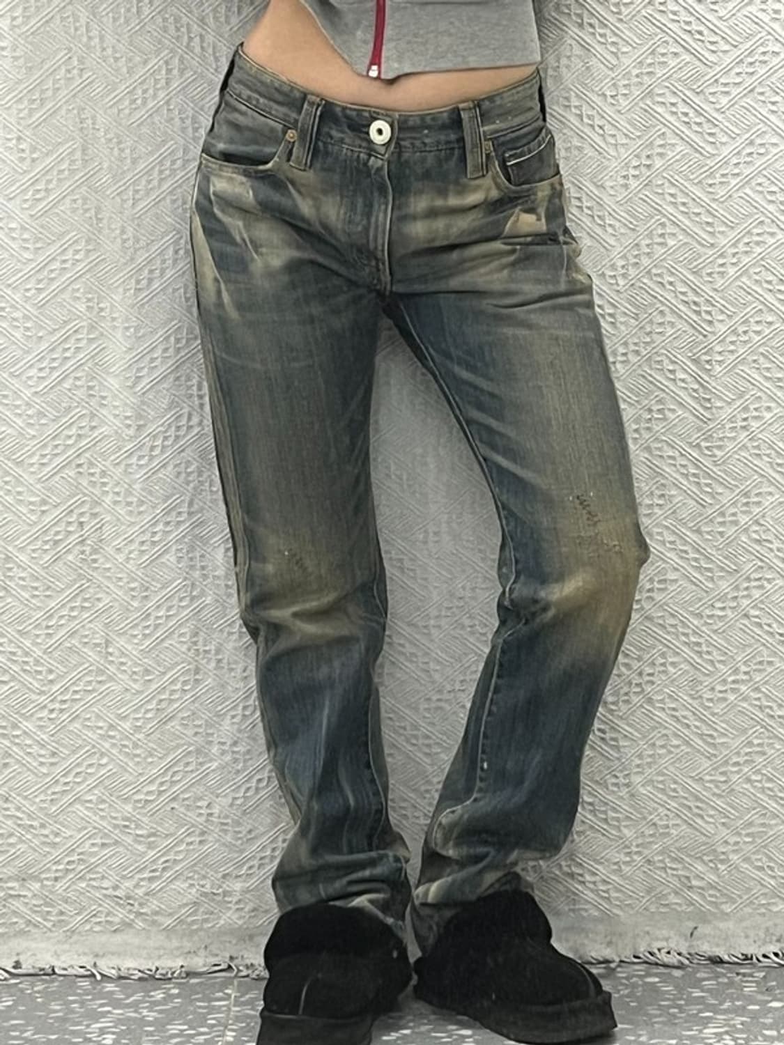 리바이스 505 올드스쿨 슬림 워싱 데님팬츠 28인치 C06507 상품이미지1