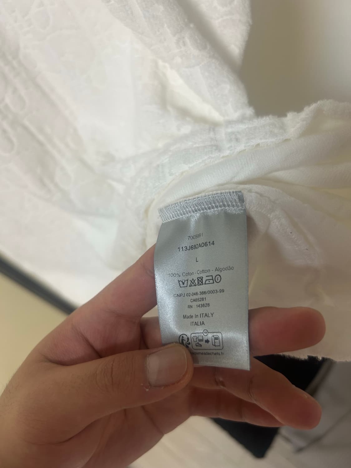 디올 테리 반팔  상품이미지3