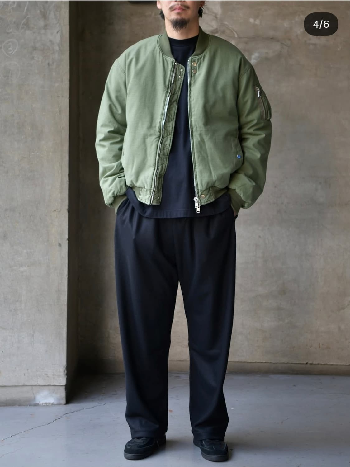 논네이티브 ma1 라지 2사이즈 trooper puff blouson 상품이미지3