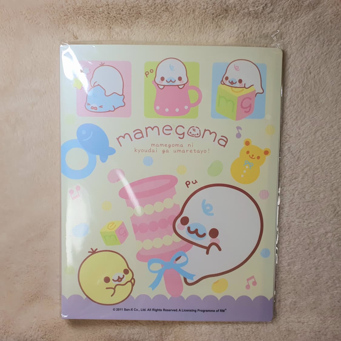 미개봉) 고전 마메고마 캐릭터 A4 클리어 화일 악보 그림 파일 산엑스 상품이미지1