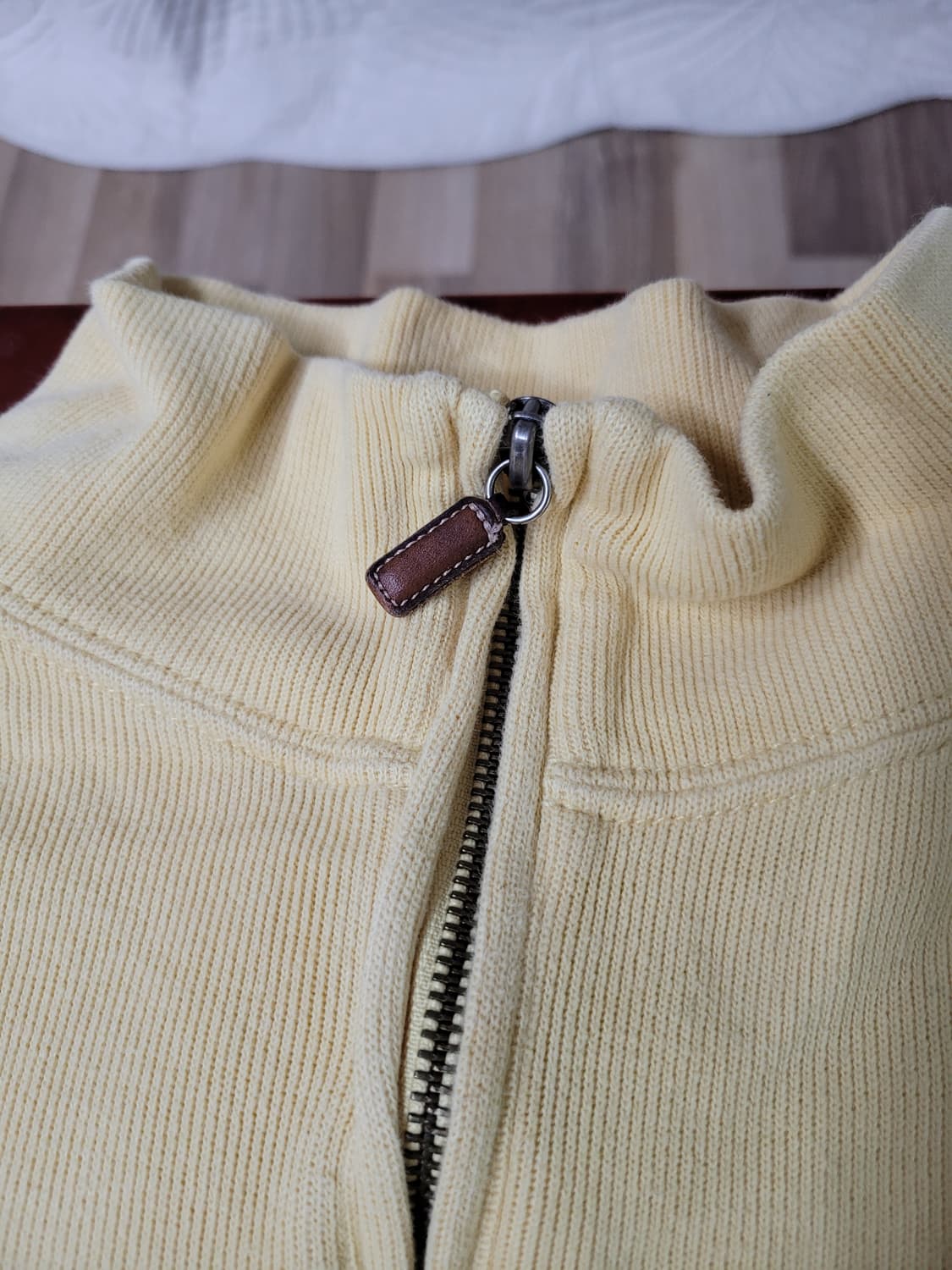 폴로 랄프로렌 옐로우 컬러 하프 집업 상품이미지3