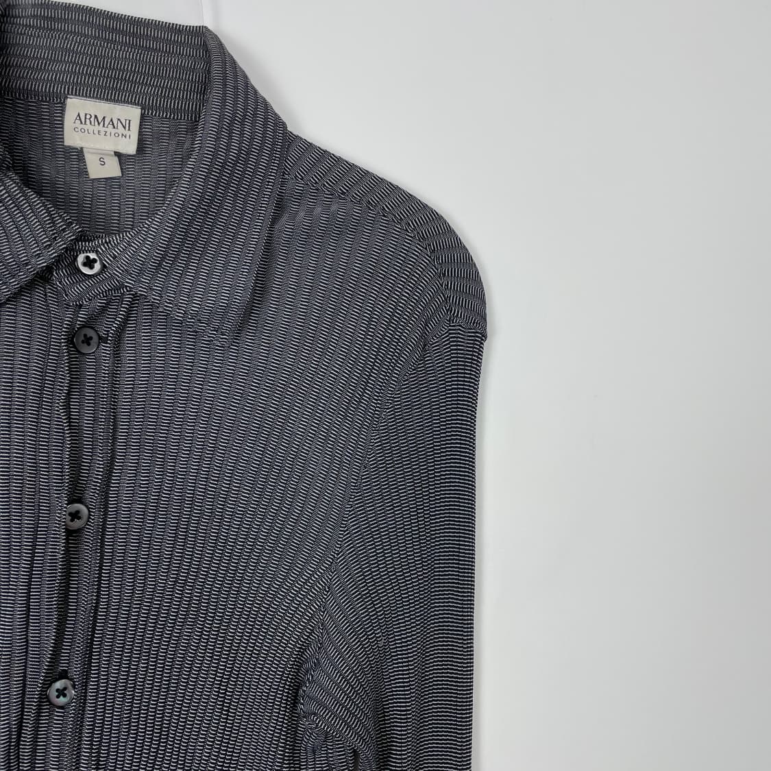 알마니 꼴레지오니 armani 주름 셔츠 상품이미지3