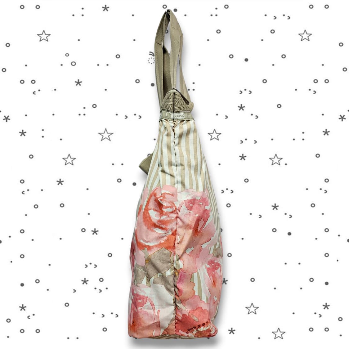 LeSportsac 레스포삭 스트라이프 플로럴 토트백 상품이미지4