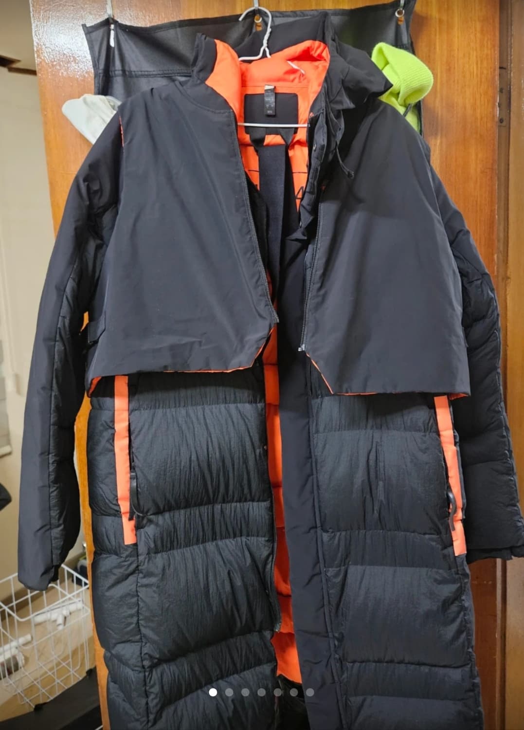 아디다스 마이쉘터 롱패딩 XL 블랙 90~100 상품이미지1