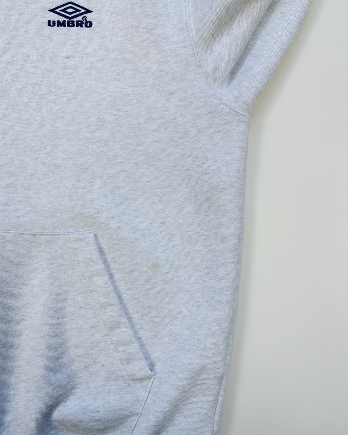 엄브로 화이트멜란지 후드티 상품이미지4