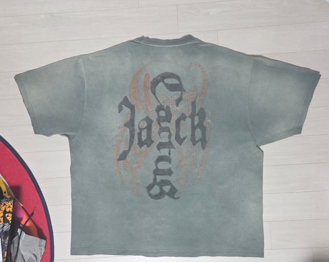 [2XL] 트래비스 스캇 캑터스 베가스 티셔츠 그레이 상품이미지2