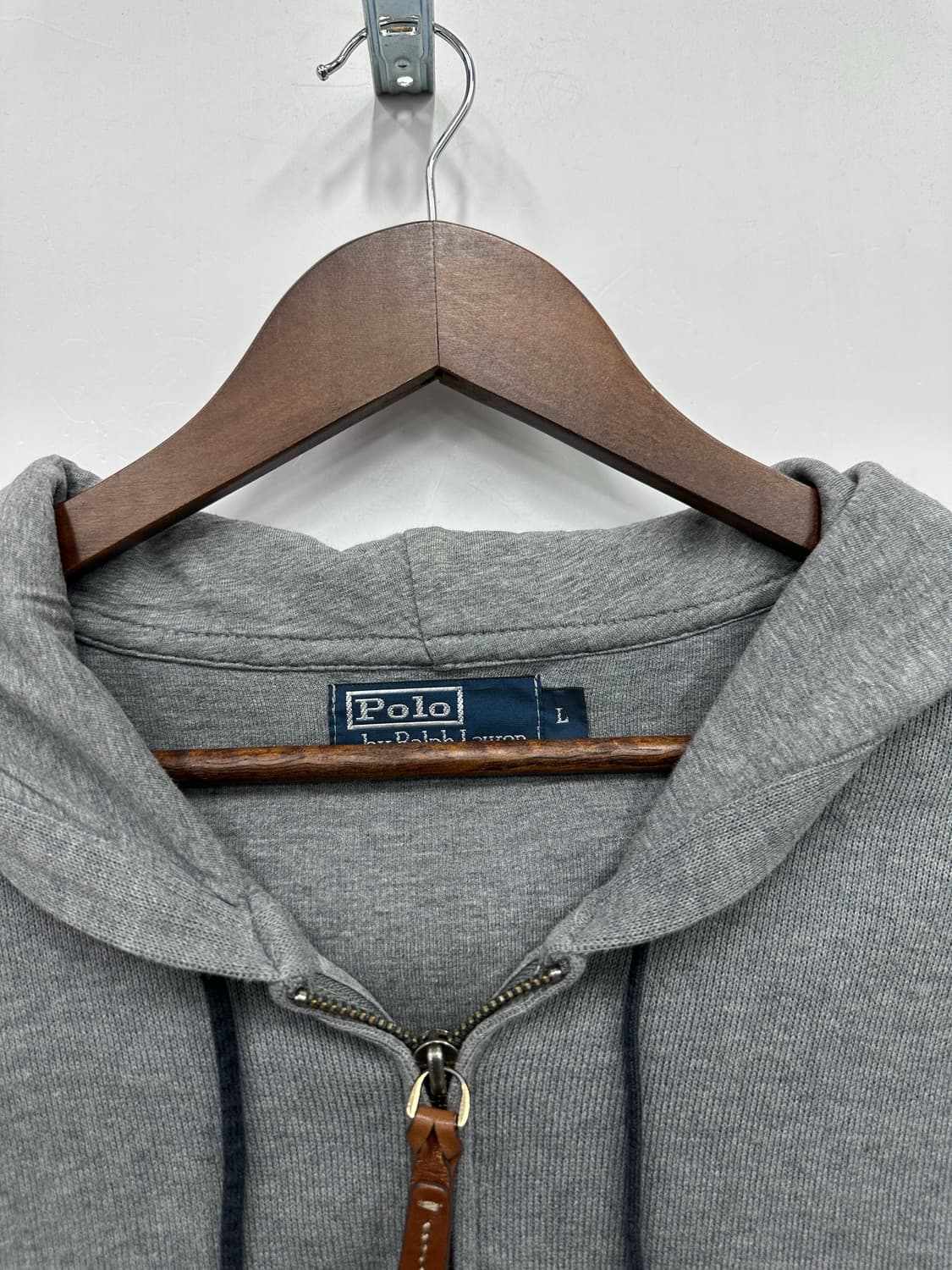 폴로 그레이 후드집업  상품이미지2