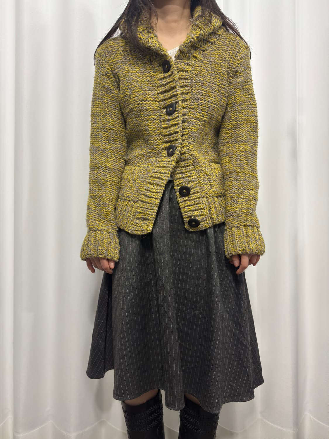 knit button wool cardigan 상품이미지5