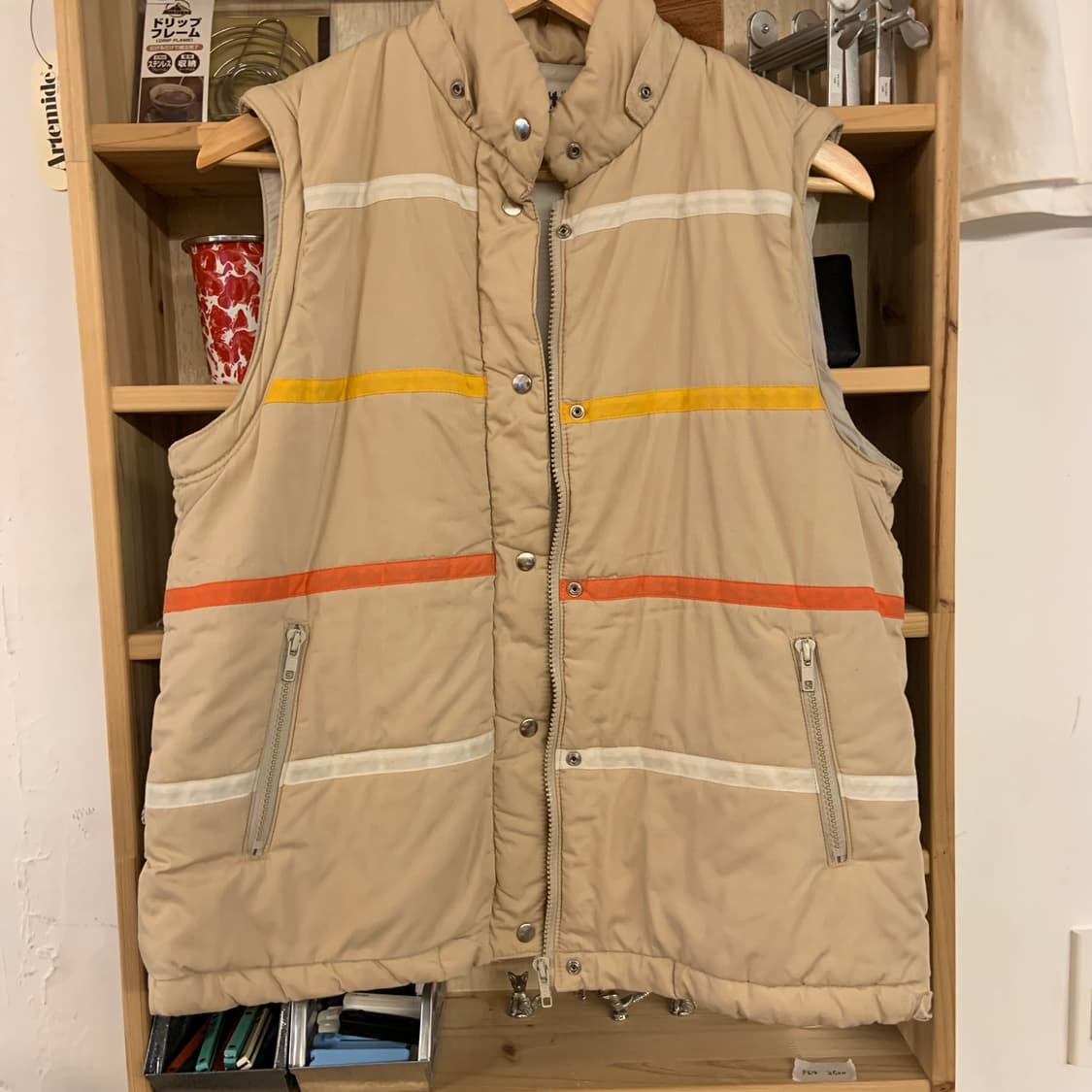 일본 빈티지 테이핑 베스트 상품이미지1