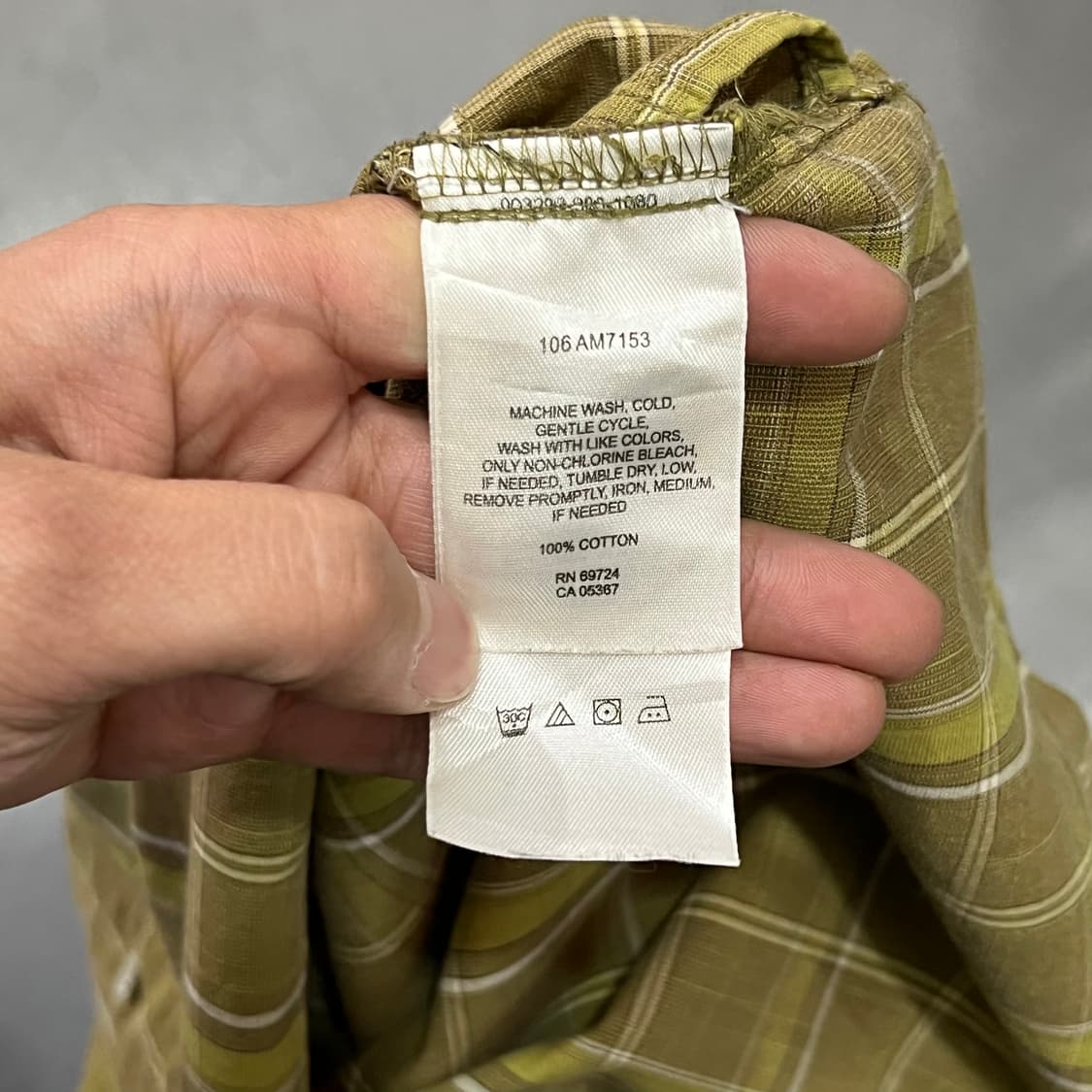  컬럼비아 체크 하프 셔츠 y16245 상품이미지7