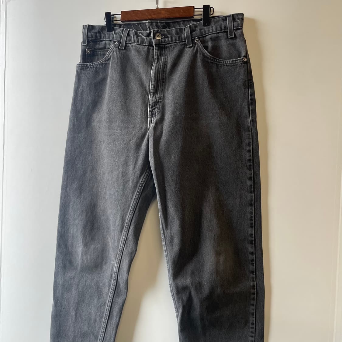 90s 리바이스550 흑청데님팬츠 상품이미지3