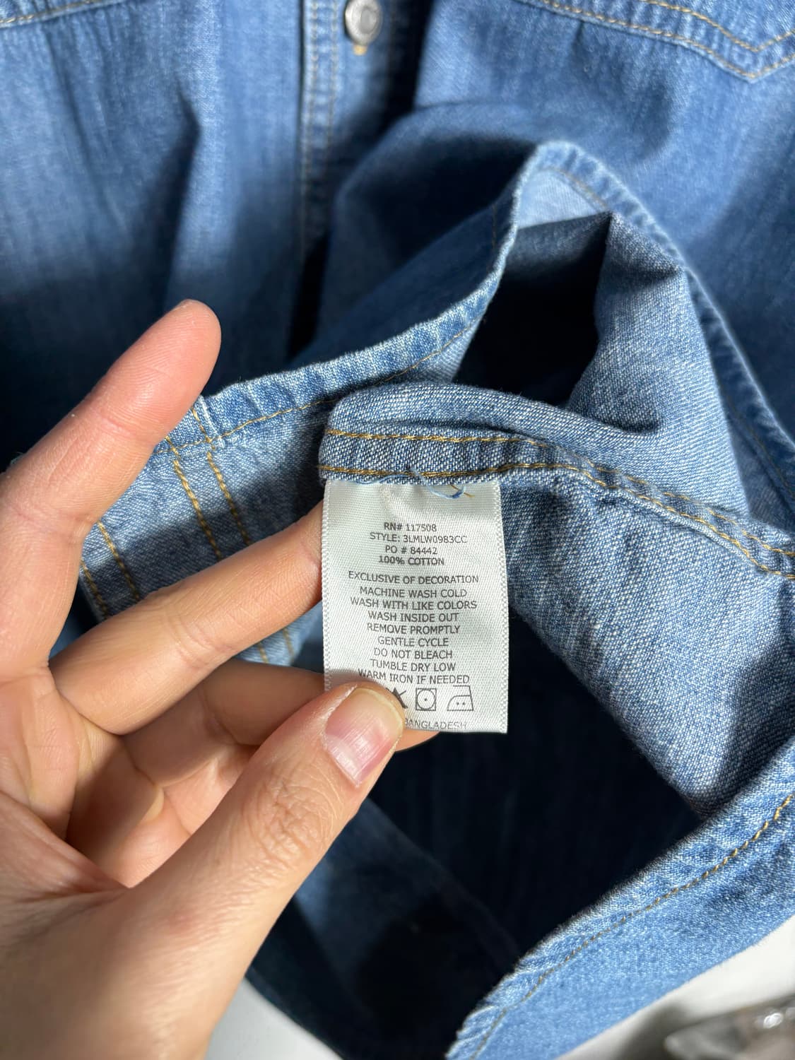 Levis 리바이스 데님 셔츠 상품이미지5