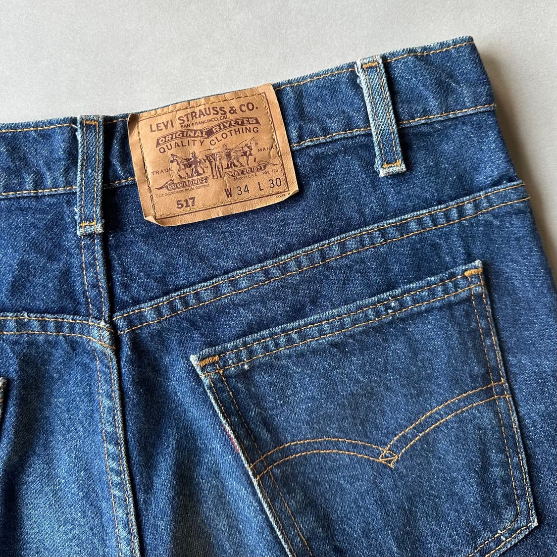 [32인치]리바이스 90s USA 517 부츠컷 데님 팬츠 상품이미지7