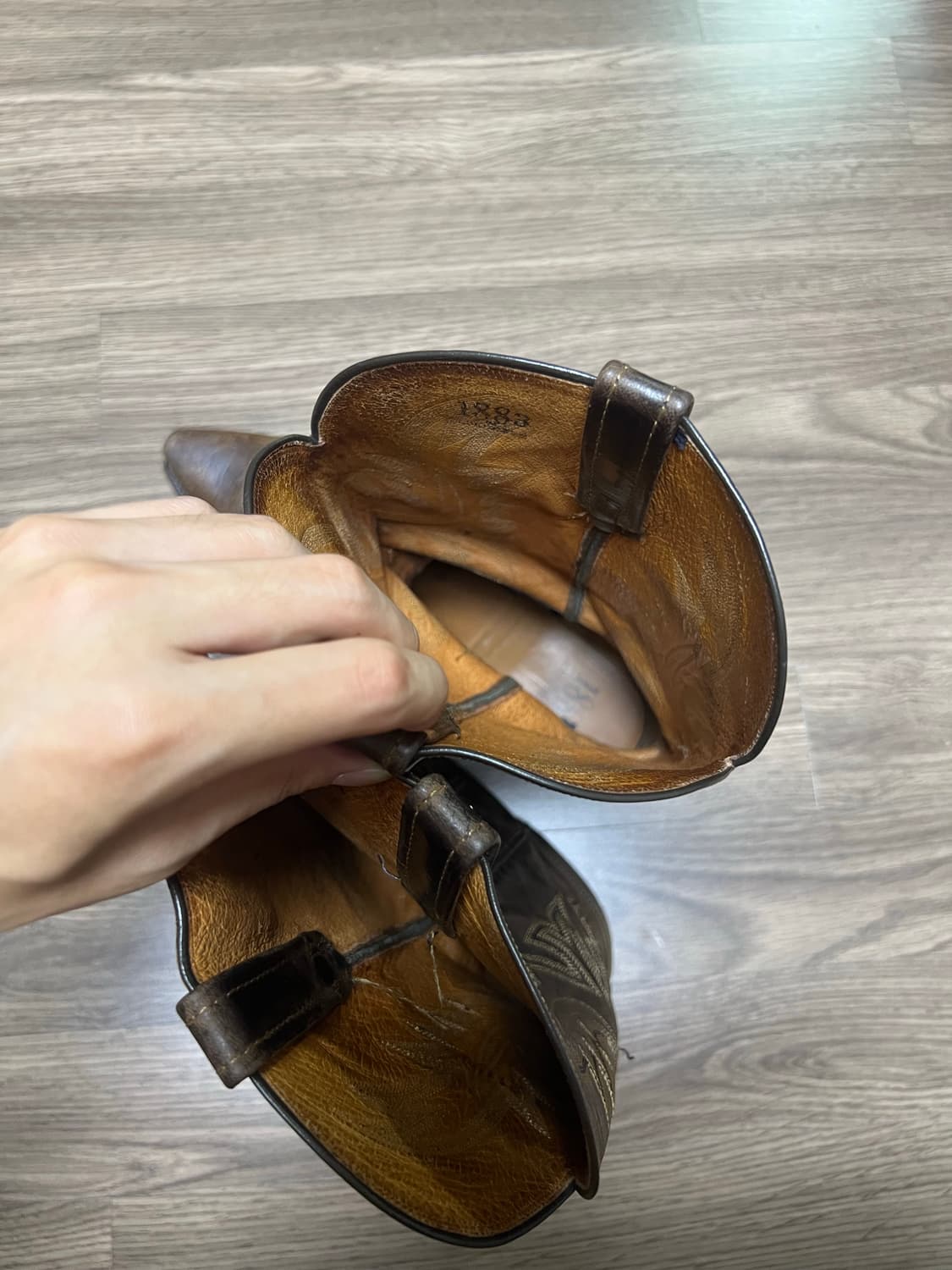 Lucchese 루체스 1883 웨스턴 부츠 토니라마 레드윙 닉푸케 상품이미지3