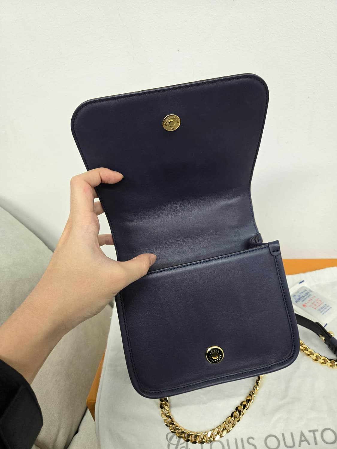 [보증서 정품]루이까또즈 체인 숄더백 상품이미지4