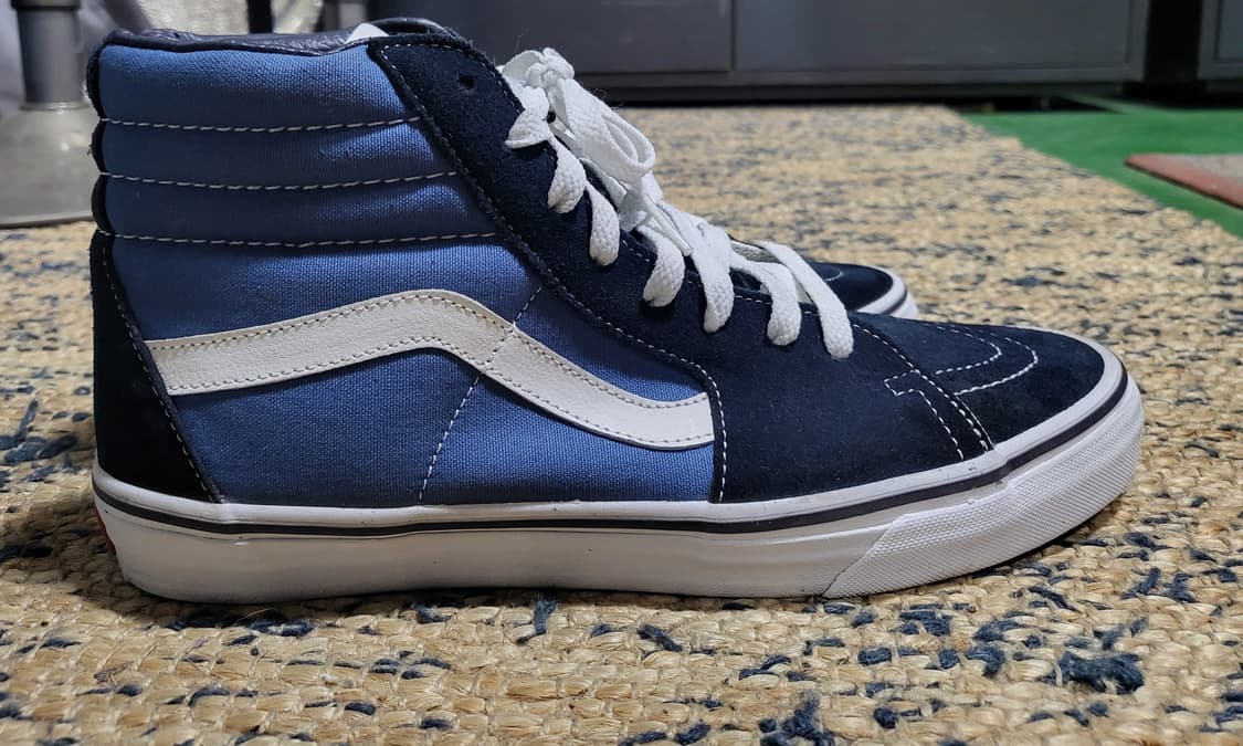 Vans 반스 스케이트 하이 신발 - 네이비/화이트 상품이미지3