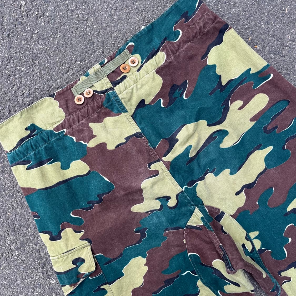 빈티지 벨기에군 지그카모 트리우저 상품이미지10