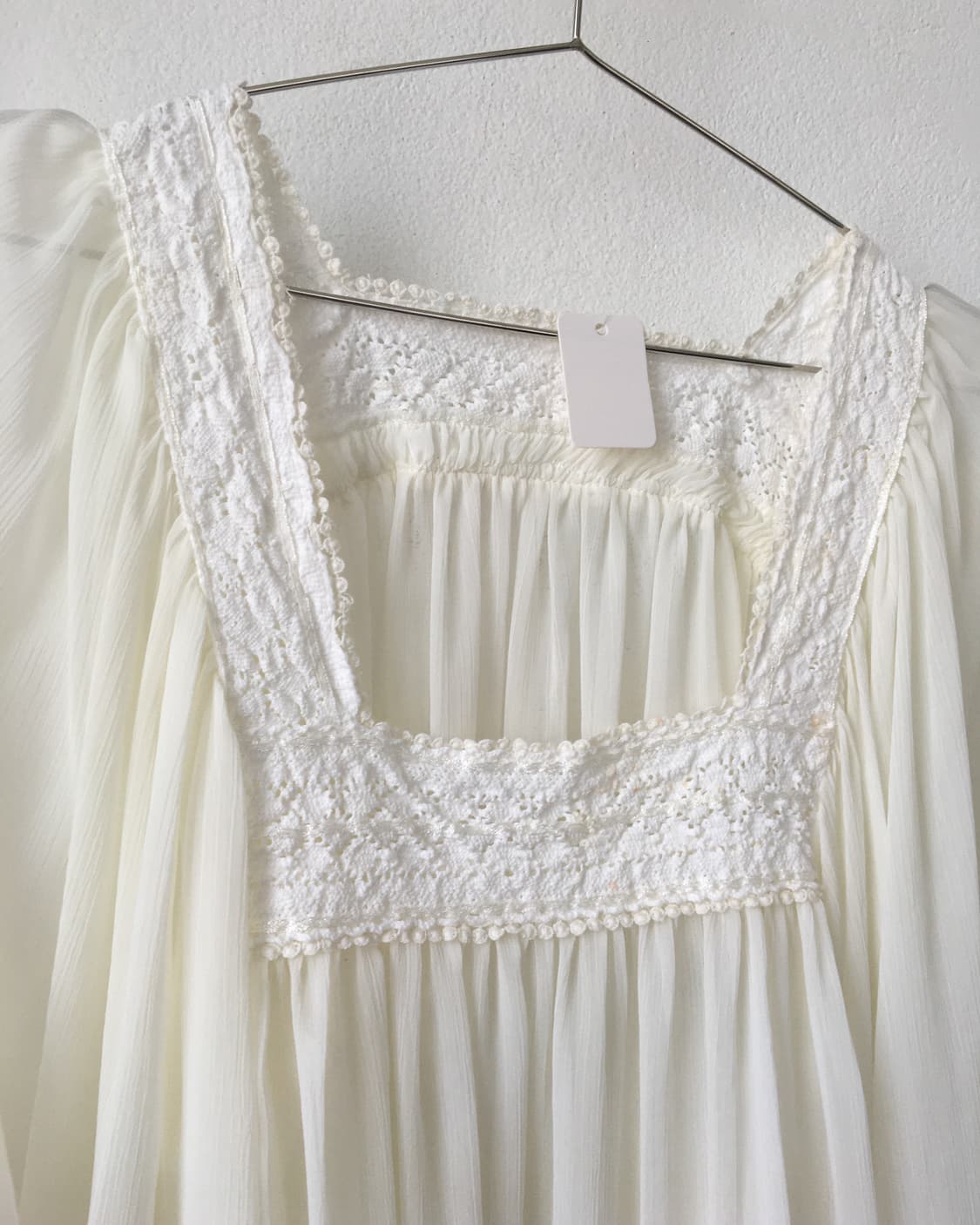 Crochet trimming cape mood top 상품이미지5