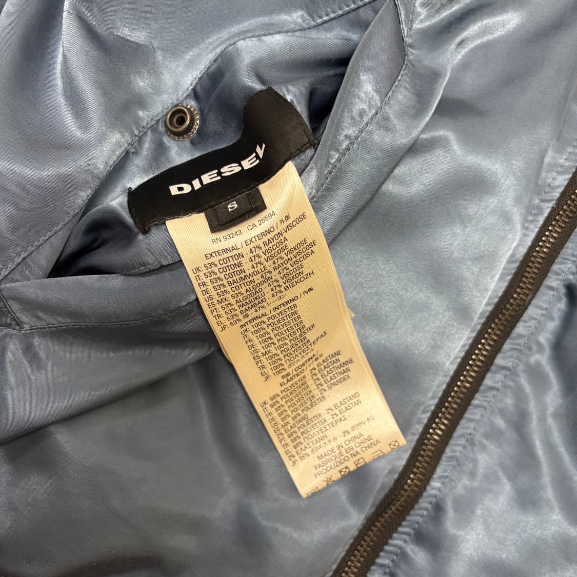 디젤 스카잔 리버시블 봄버자켓 상품이미지6