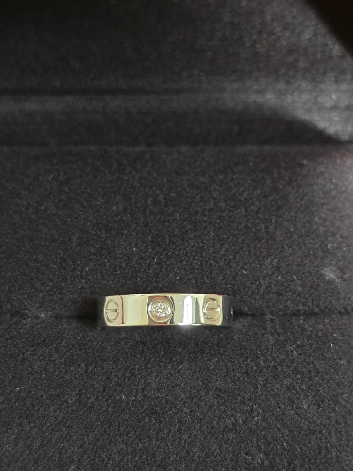 까르띠에 러브링 다이아 화이트골드 48(8호) 새상품 25년 상품이미지2