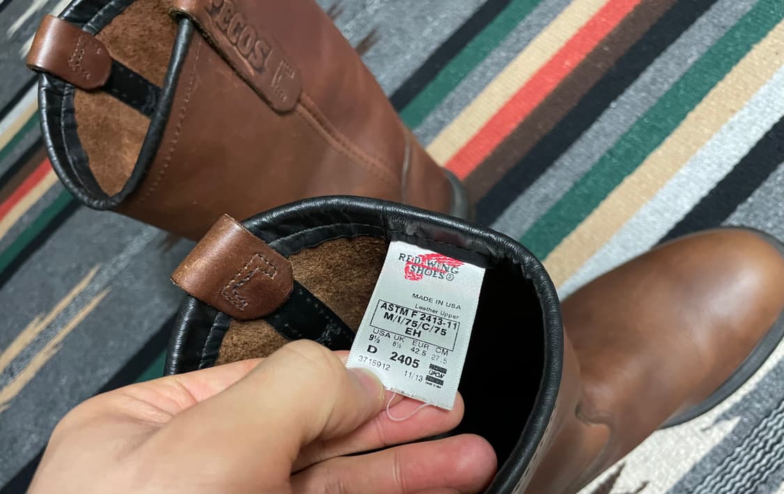 레드윙 페코스 부츠 상품이미지6