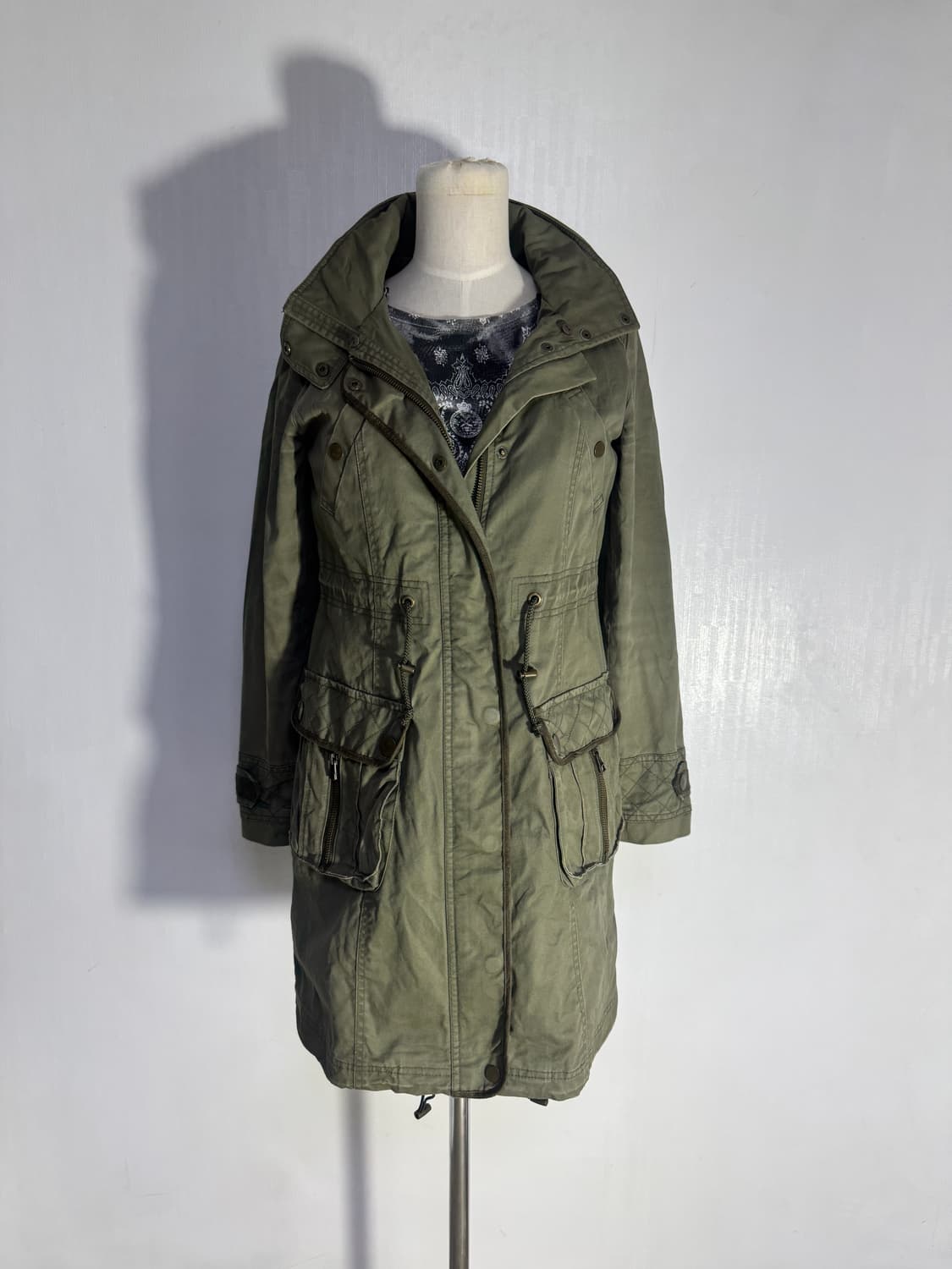 빈티지 밀리터리 야상 코트 y2k lgb goa 상품이미지2