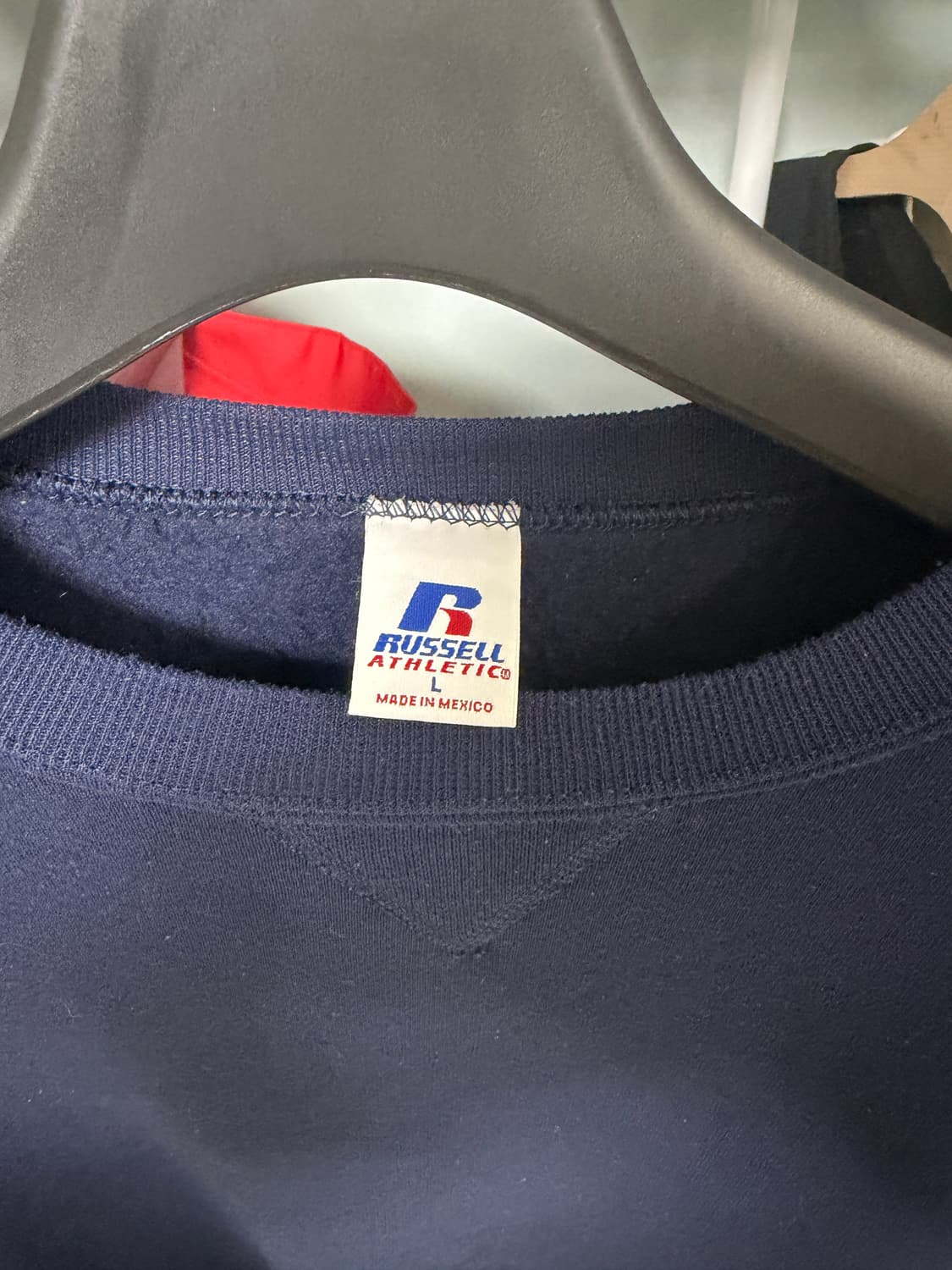 90s 빈티지 러셀 맨투맨 네이비(L) 상품이미지3