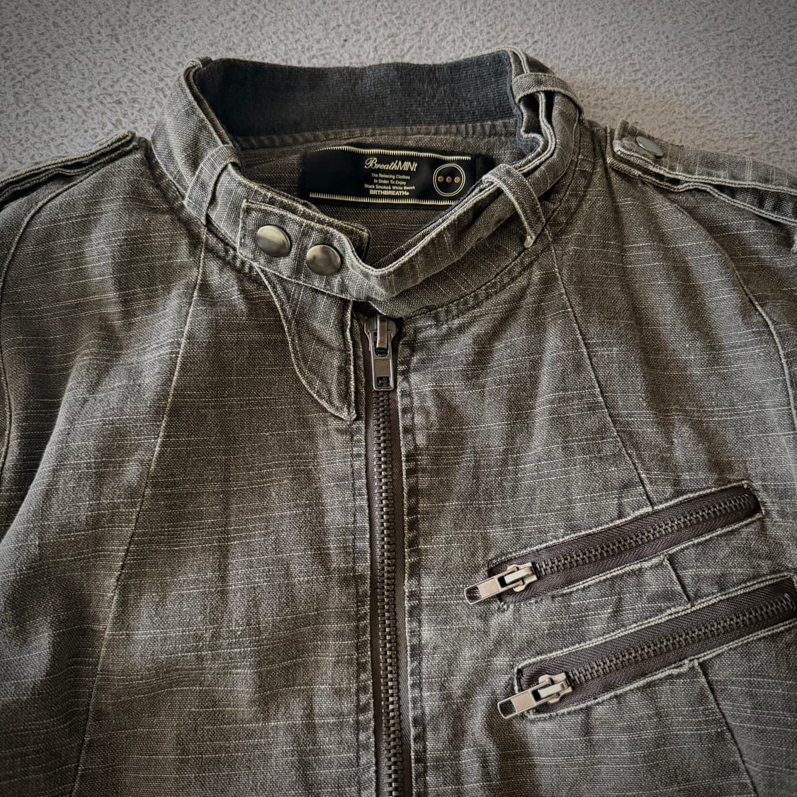 Vintage biker jacket 상품이미지2