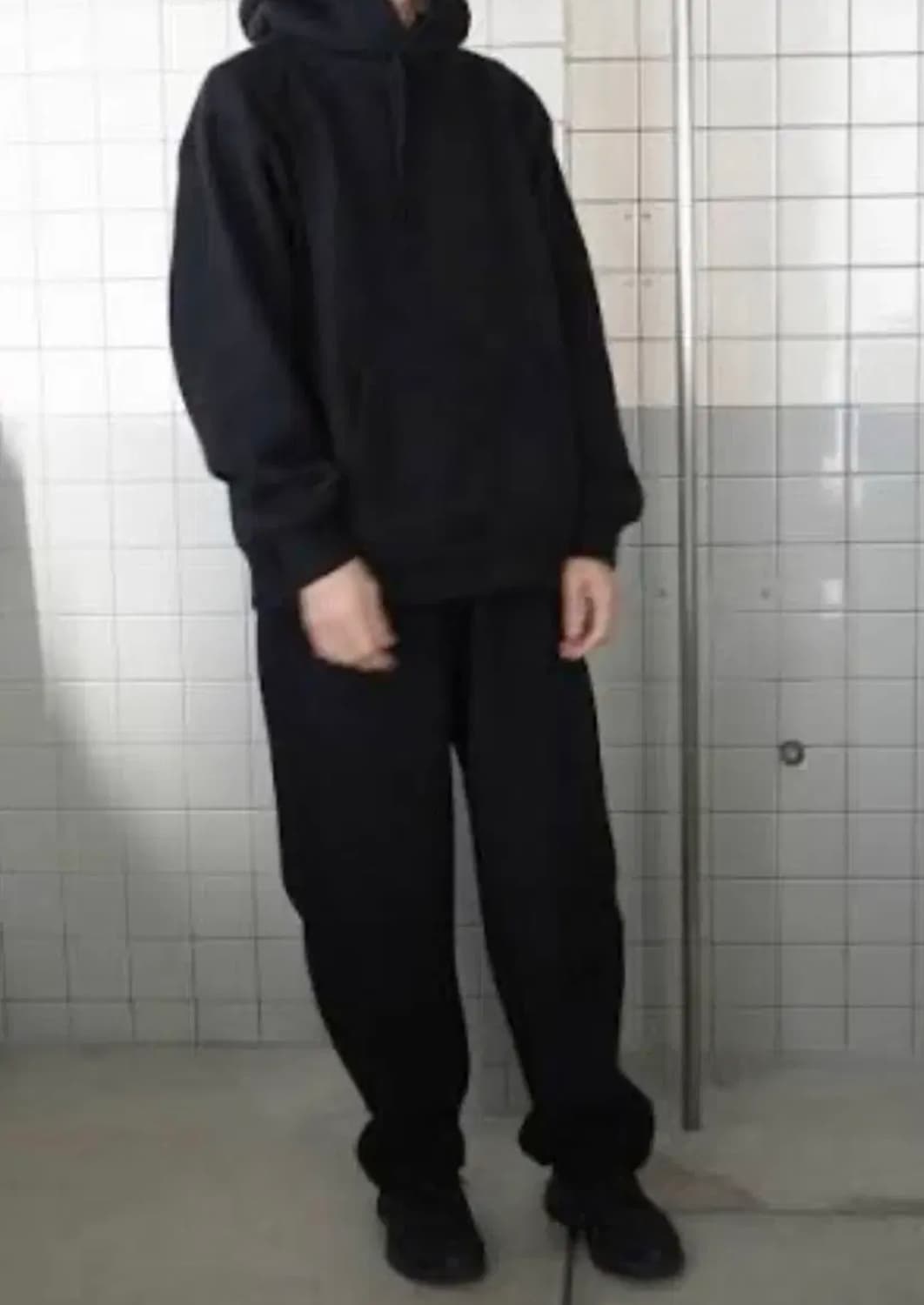 23AW 코모리 울펠트 스웻셋업 3사이즈 다크네이비 상품이미지2