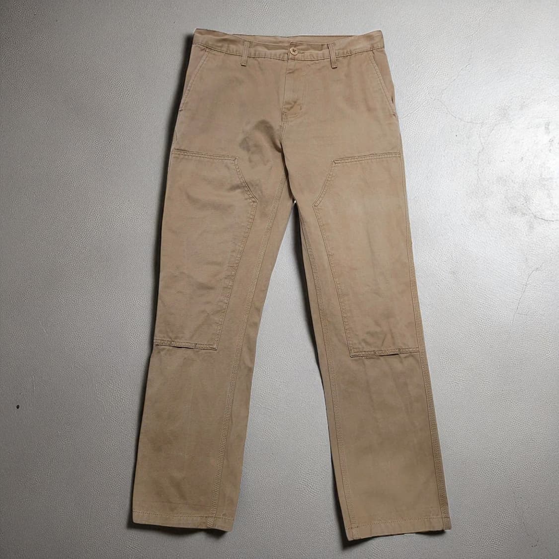 32)Carhartt WIP 칼하트 스톤 팬츠 워크웨어 빈티지 베이지 상품이미지1