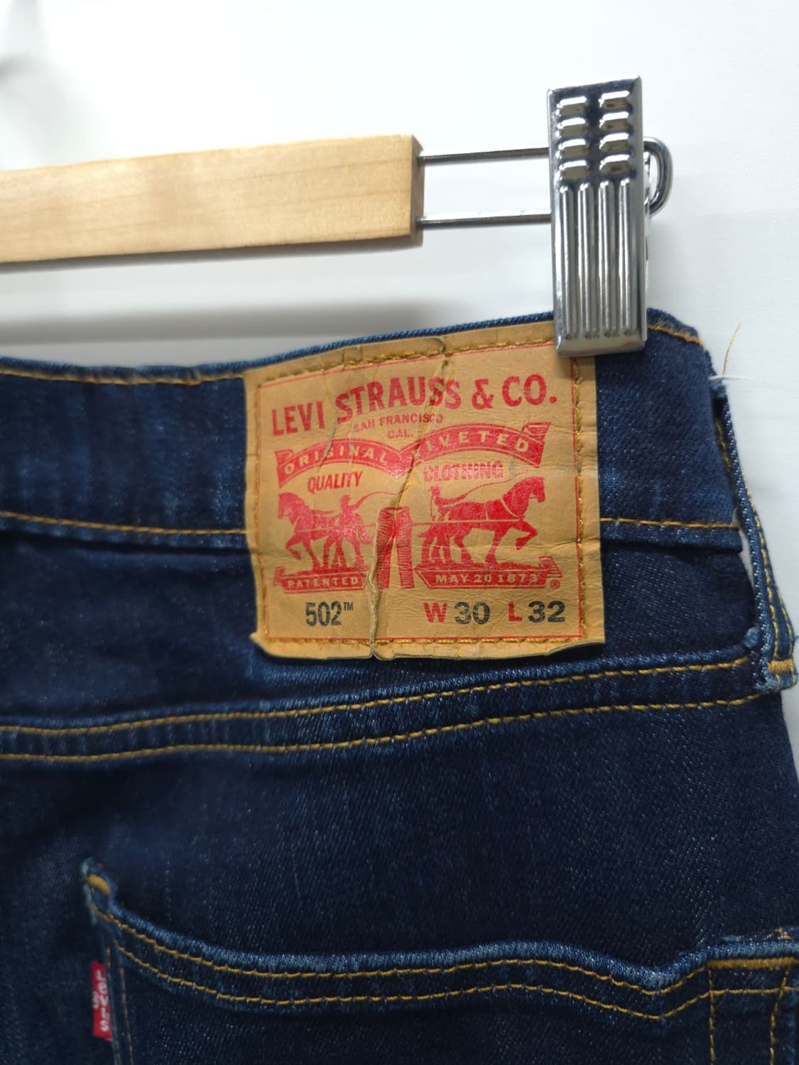 리바이스 502 테이퍼드 진 (W30 L32) 상품이미지8
