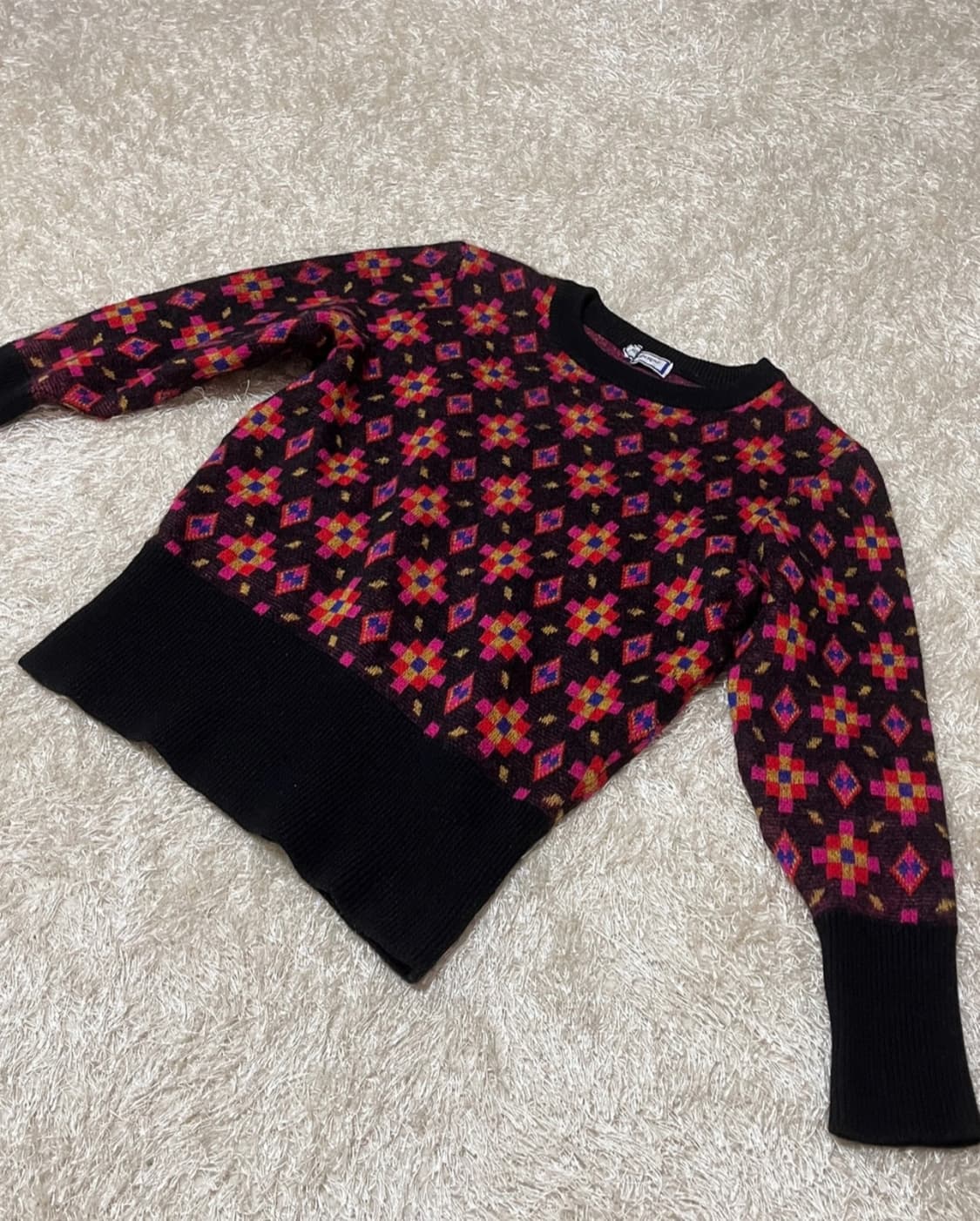  Yves Saint Laurent 생로랑 90‘s 이브생로랑 패턴 니트 상품이미지3