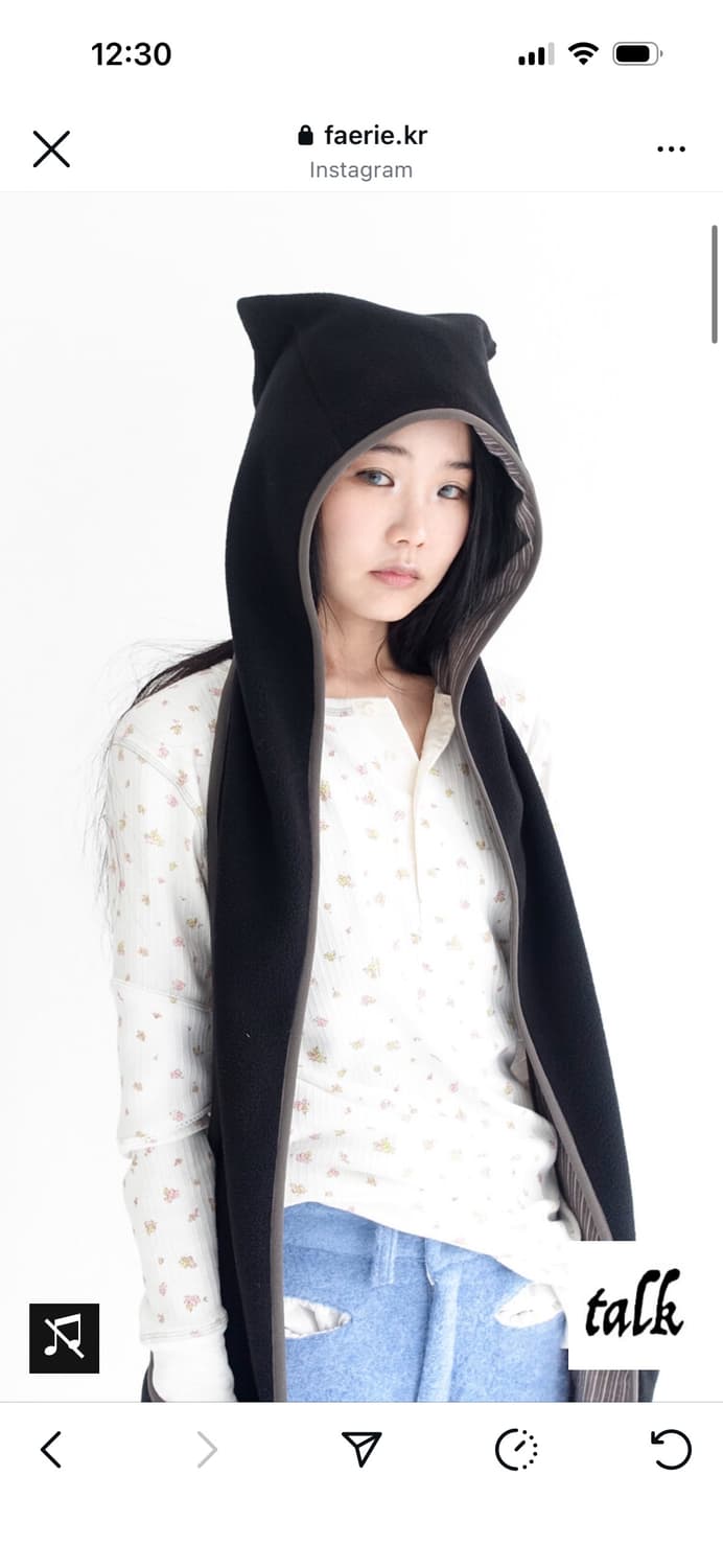 샵페어리 머플러 블랙 상품이미지2