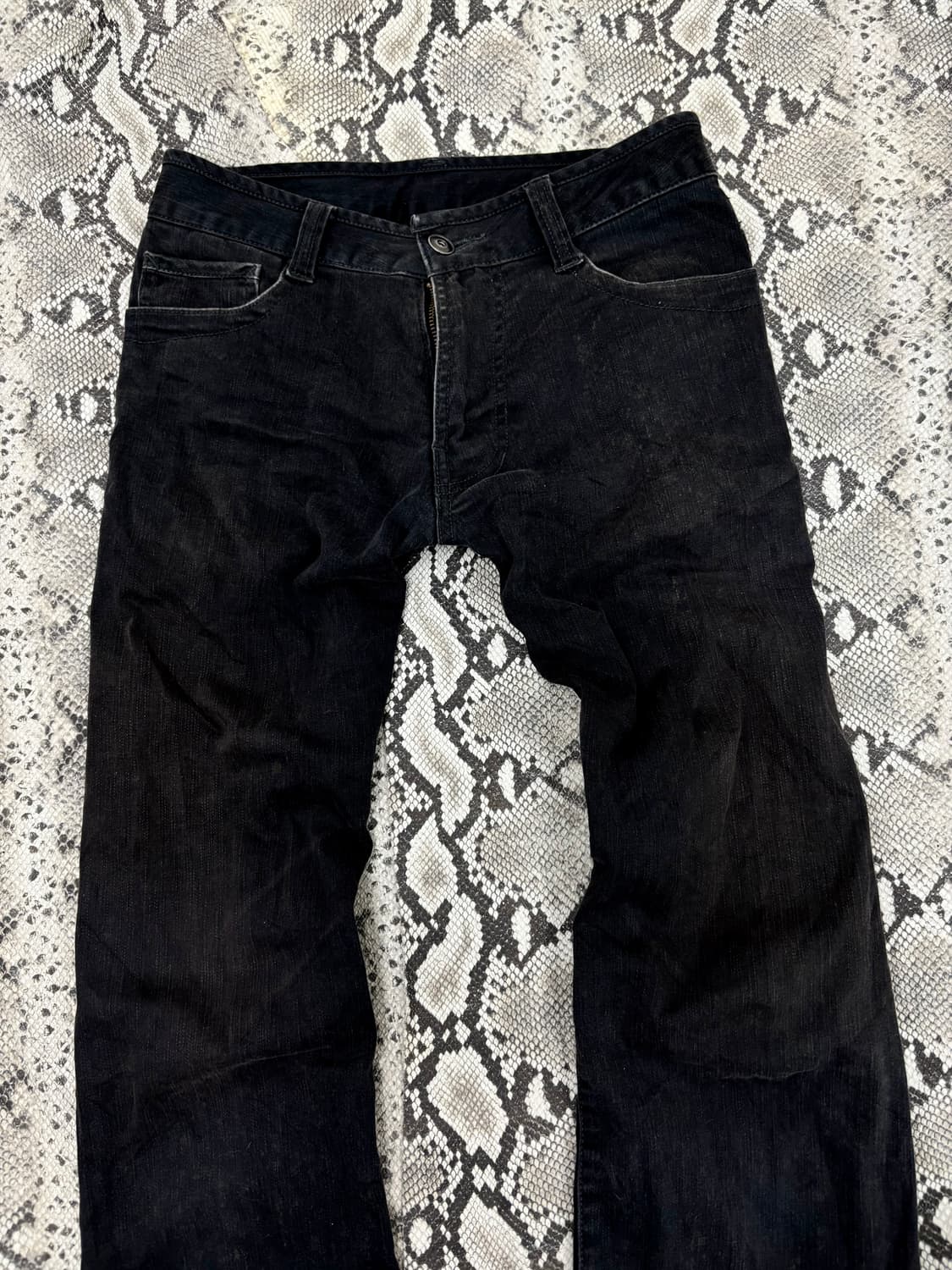 “Vintage” Black Semi- Boots Cut Pants 상품이미지3