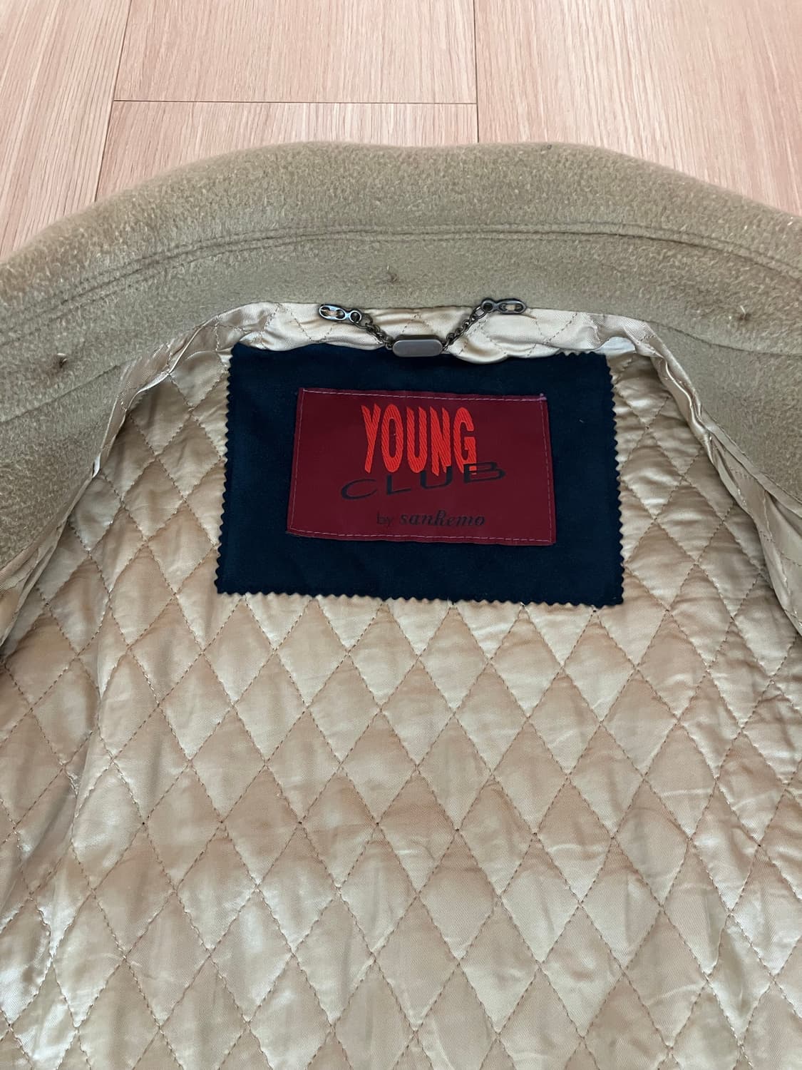 울 더플코트 카멜 상품이미지5