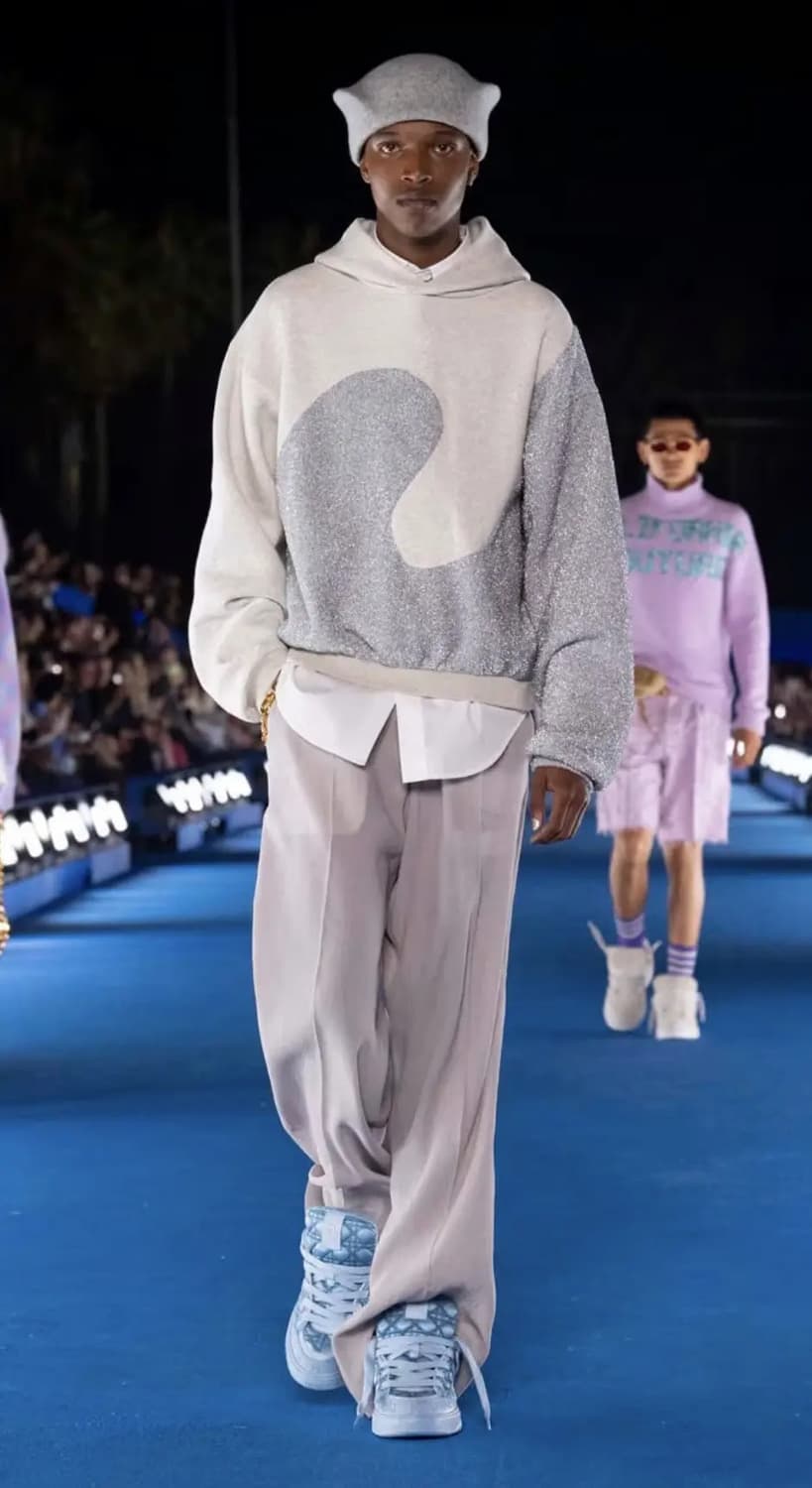 Dior x Erl 스월 후드 xl 상품이미지1