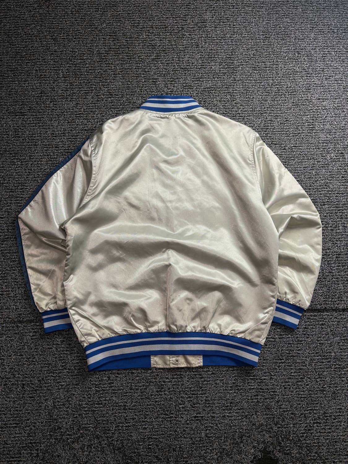 00s MLB 뉴욕 양키스 메탈 새틴 바시티 자켓 3062 상품이미지5